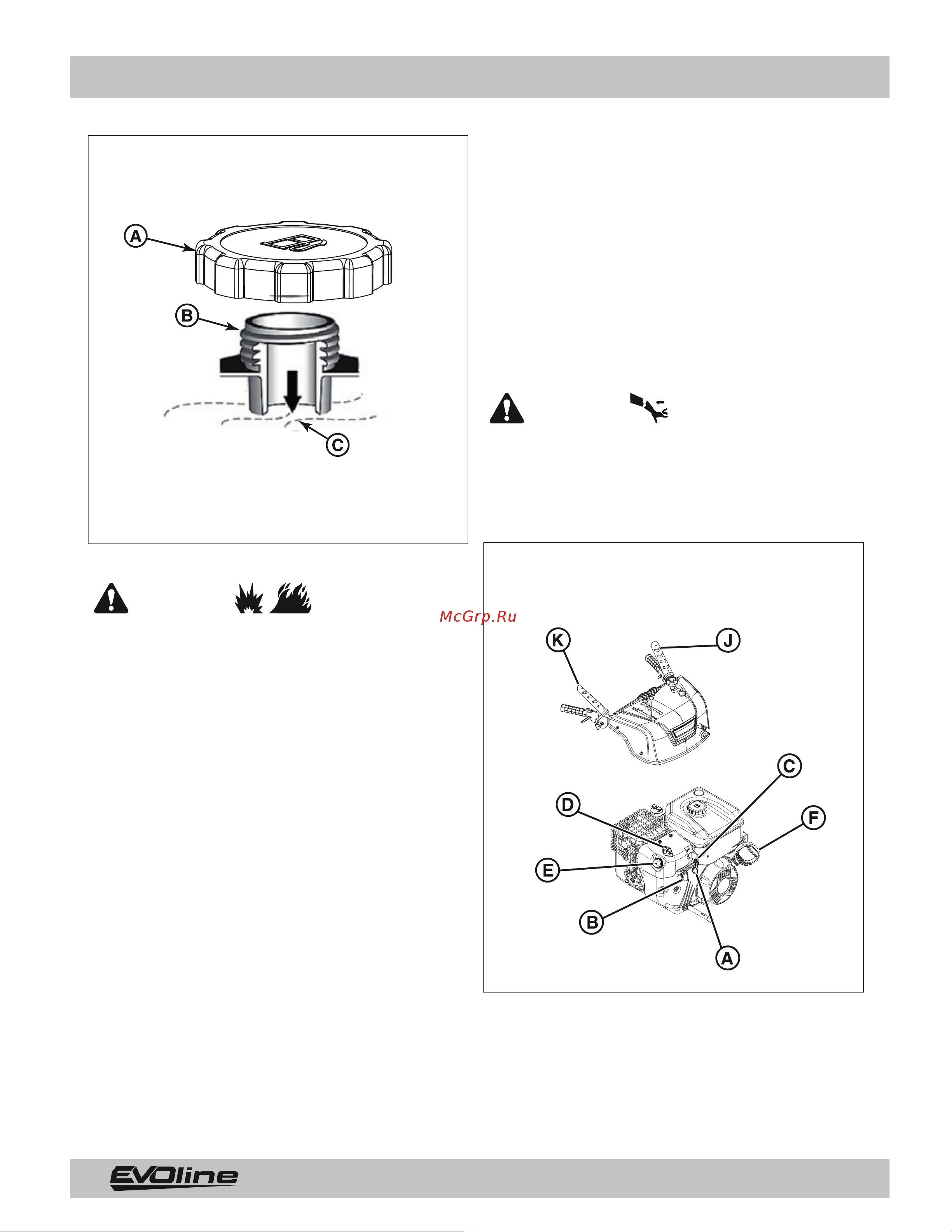 Evoline SBG 760 TBE с двигателем BRIGGS & STRATTON специальной зимней серии Инструкция онлайн [9/26] 832328