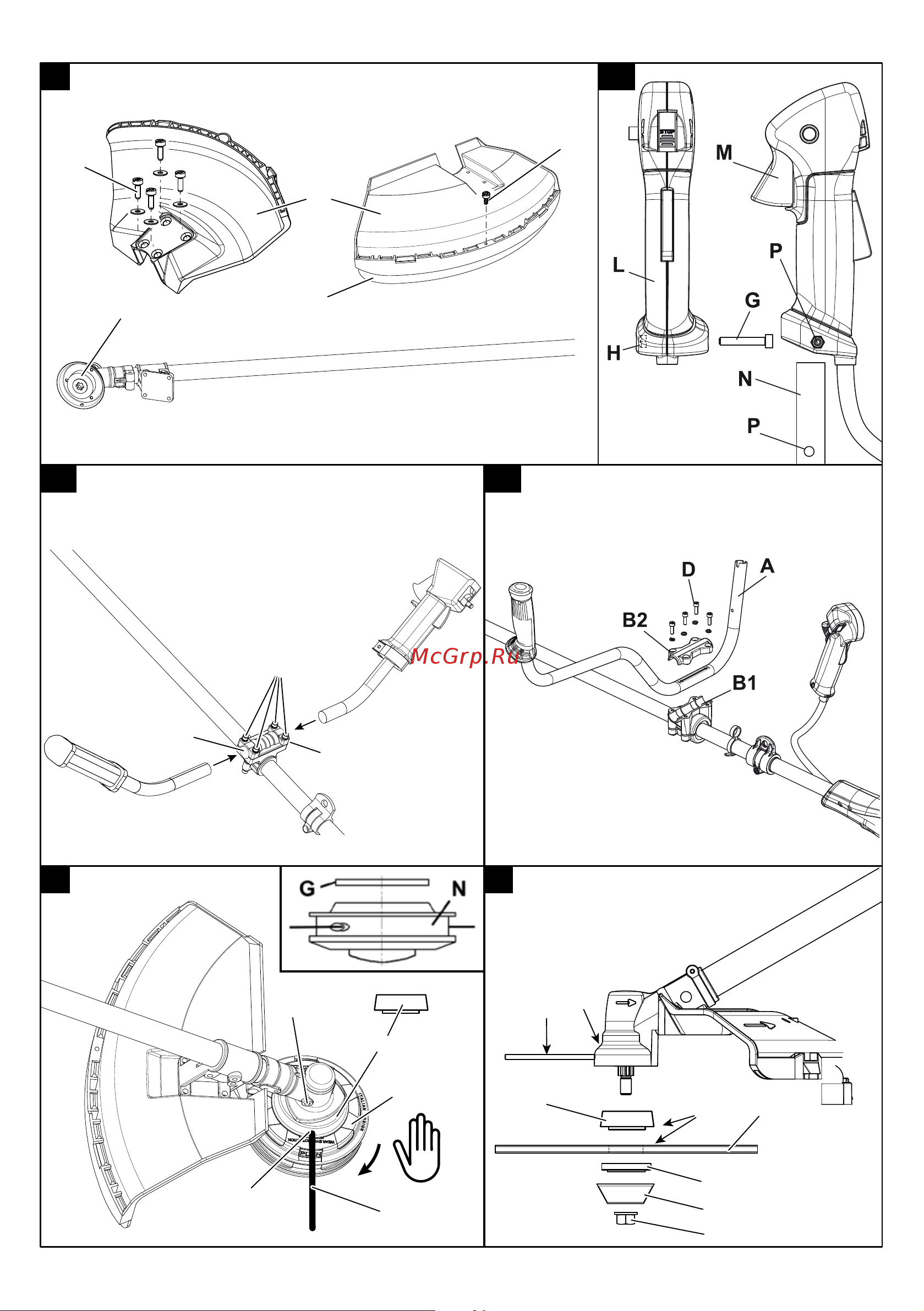 Efco DSH 250 T 61469011E1-CD Инструкция к Efco DSH 250 T 61469011E1-CD онлайн [3/128] 832423