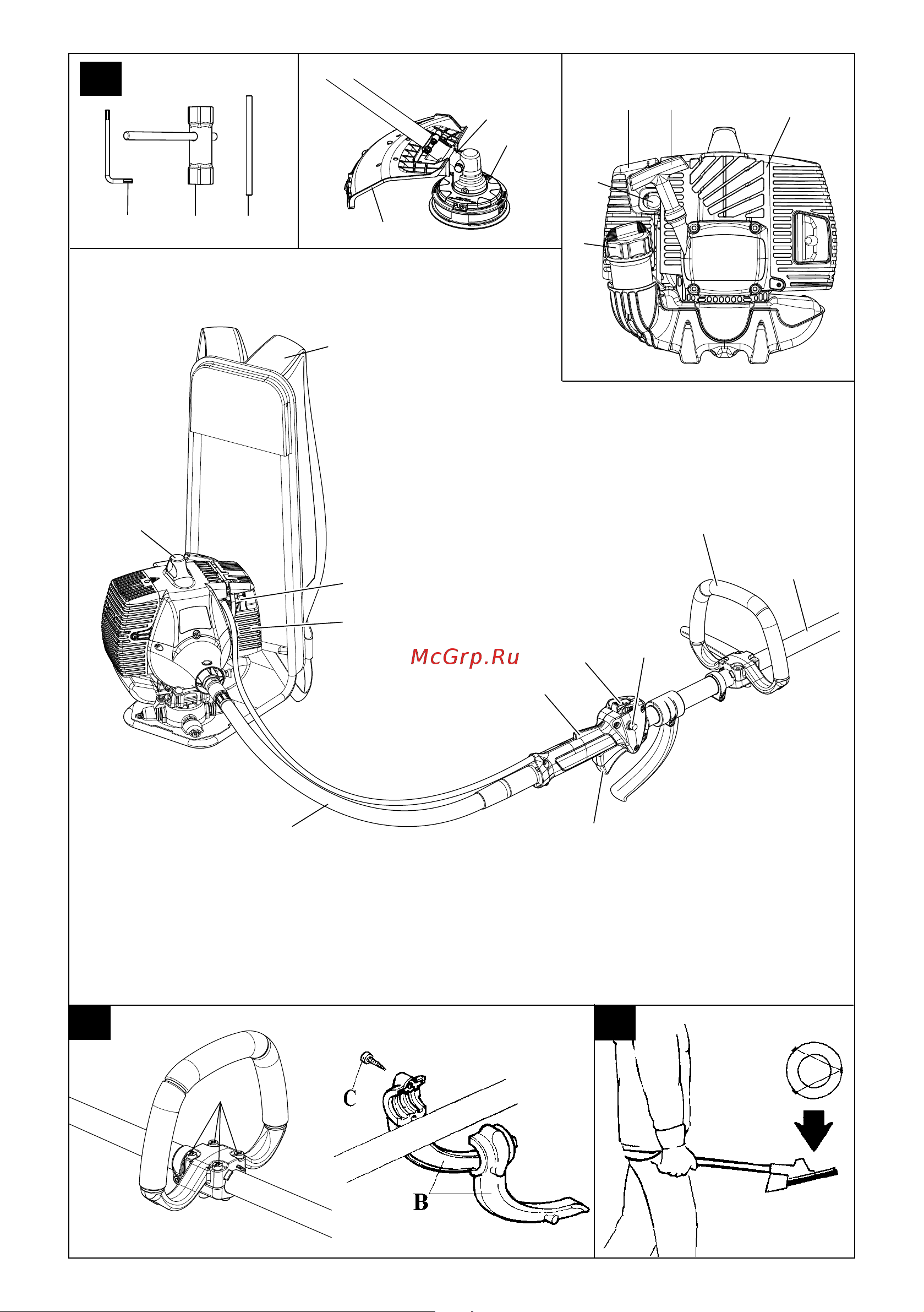 Efco STARK 4410 BP BACK PACK 61339057E2 Инструкция к Efco STARK 4410 BP BACK PACK 61339057E2 онлайн [2/254] 832444