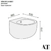 AeT Italia aet dot 2.0, цвет зеленый мох матовый S556T1R1V1143 Тех схема