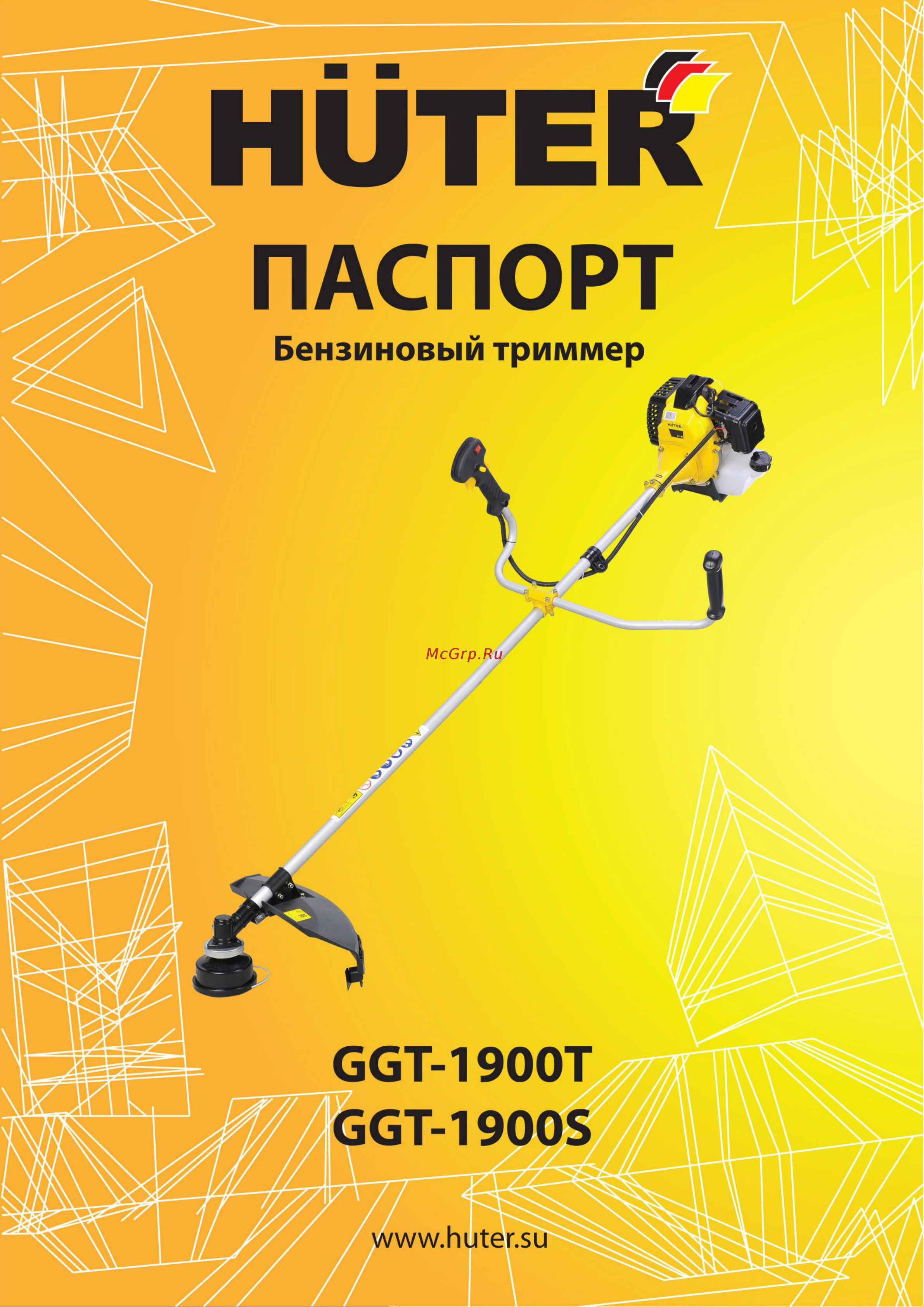 Huter GGT-1900S 70/2/12 Инструкция к Huter GGT-1900S онлайн [2/21] 832540