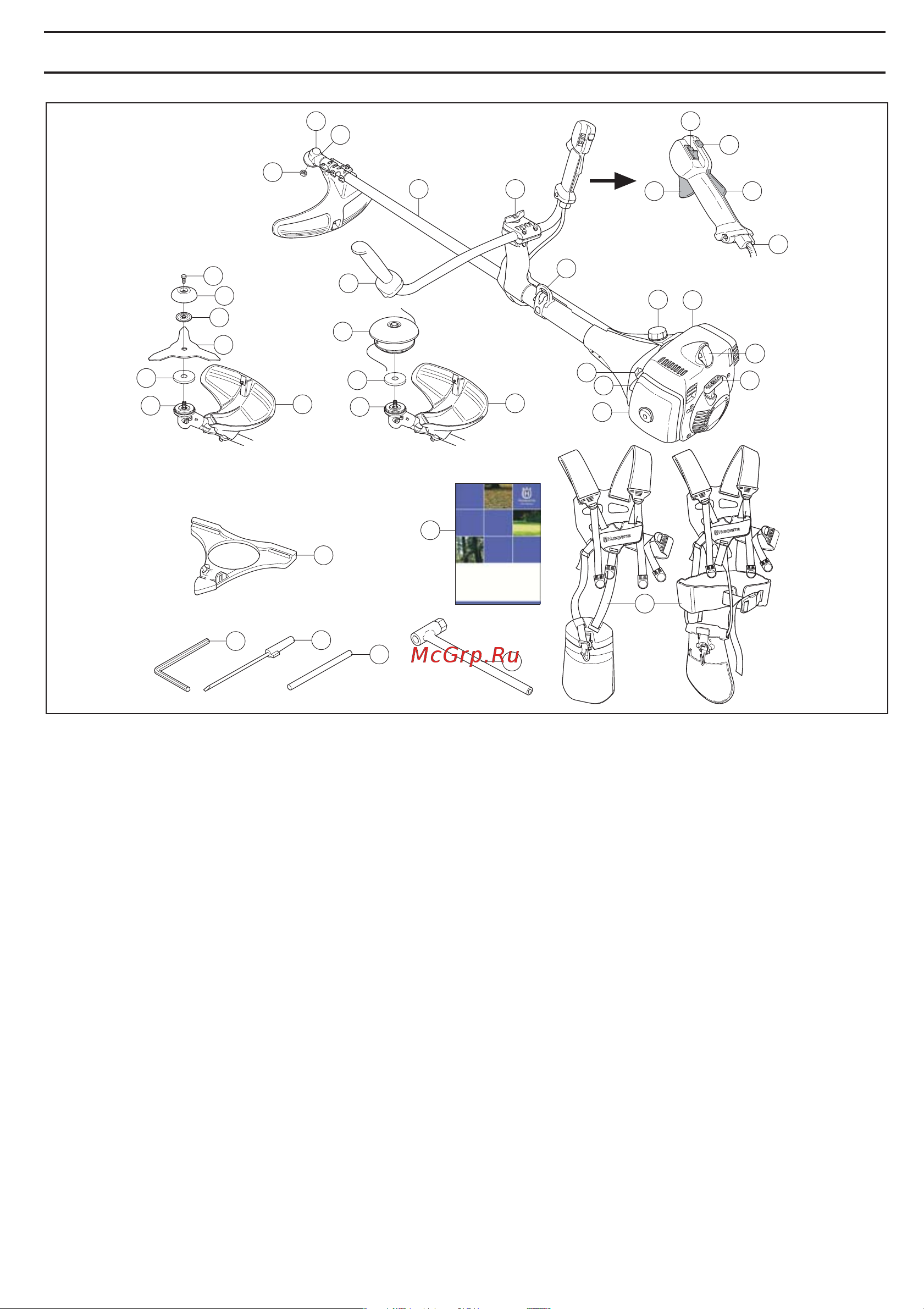 Husqvarna 343 F 9680011-01 Инструкция к Husqvarna 343 F 9680011-01 онлайн [6/49] 832593