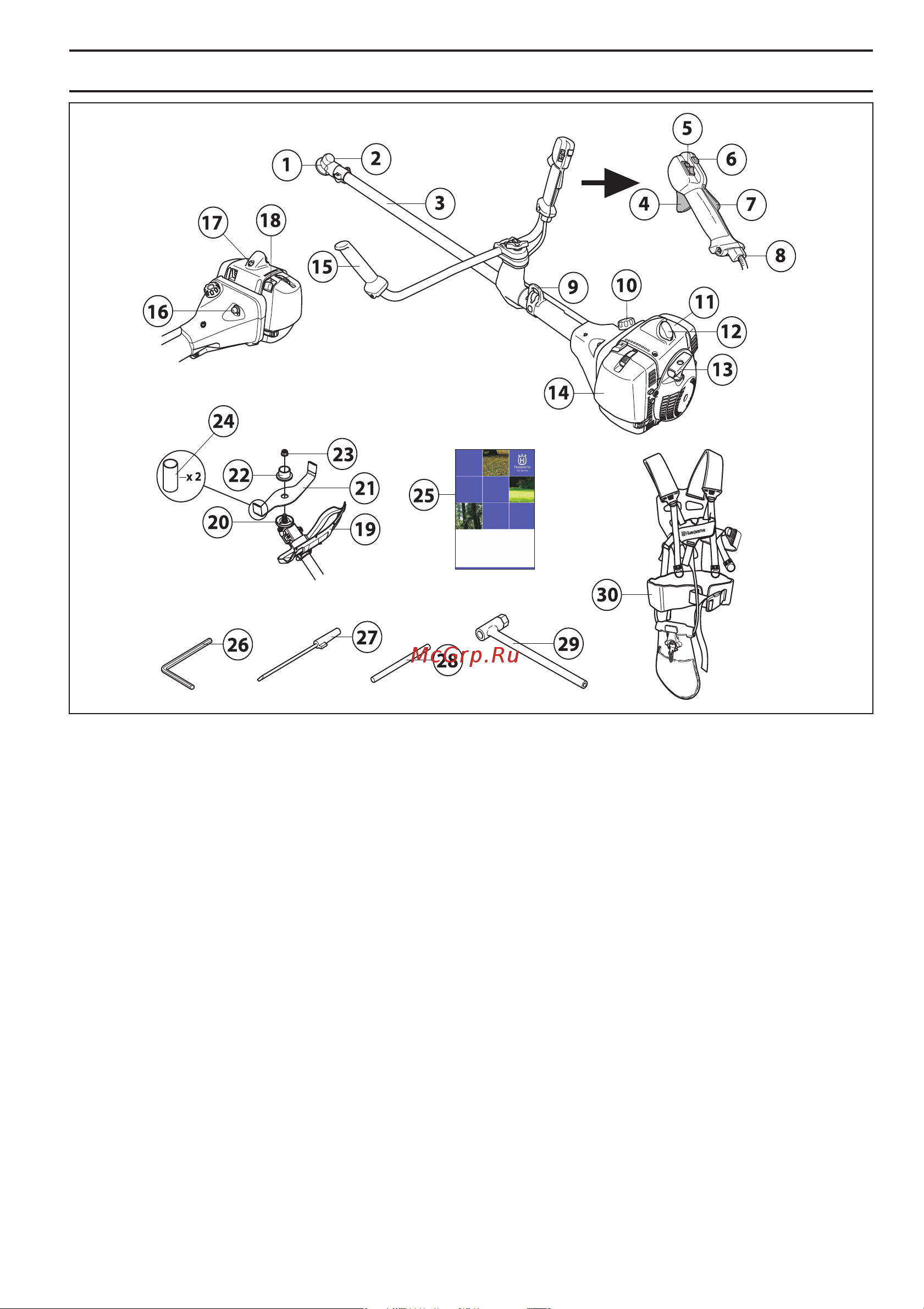 Husqvarna 555 FX 9666291-01 Инструкция к Husqvarna 555FX 9666291-01 онлайн [8/53] 832599