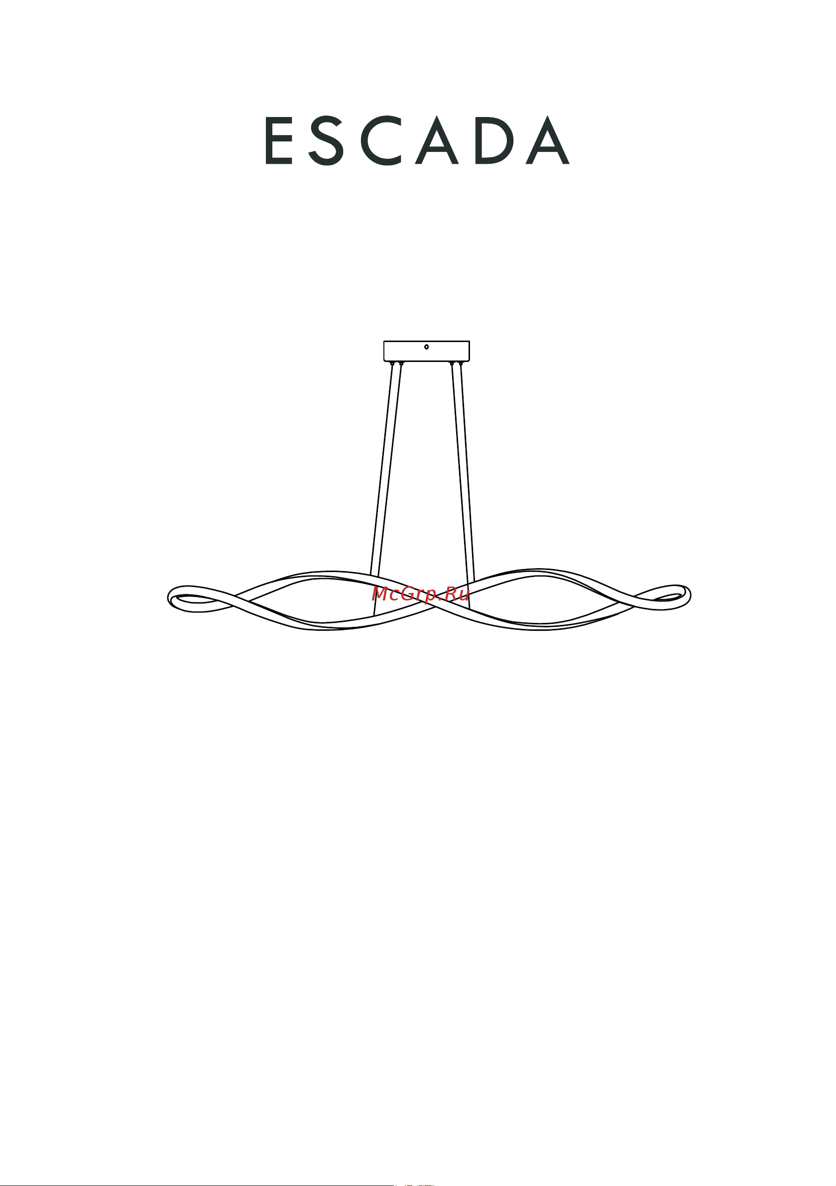Escada 10236/1 LED*60W Chrome 10236/1LED Chrome Инструкция онлайн