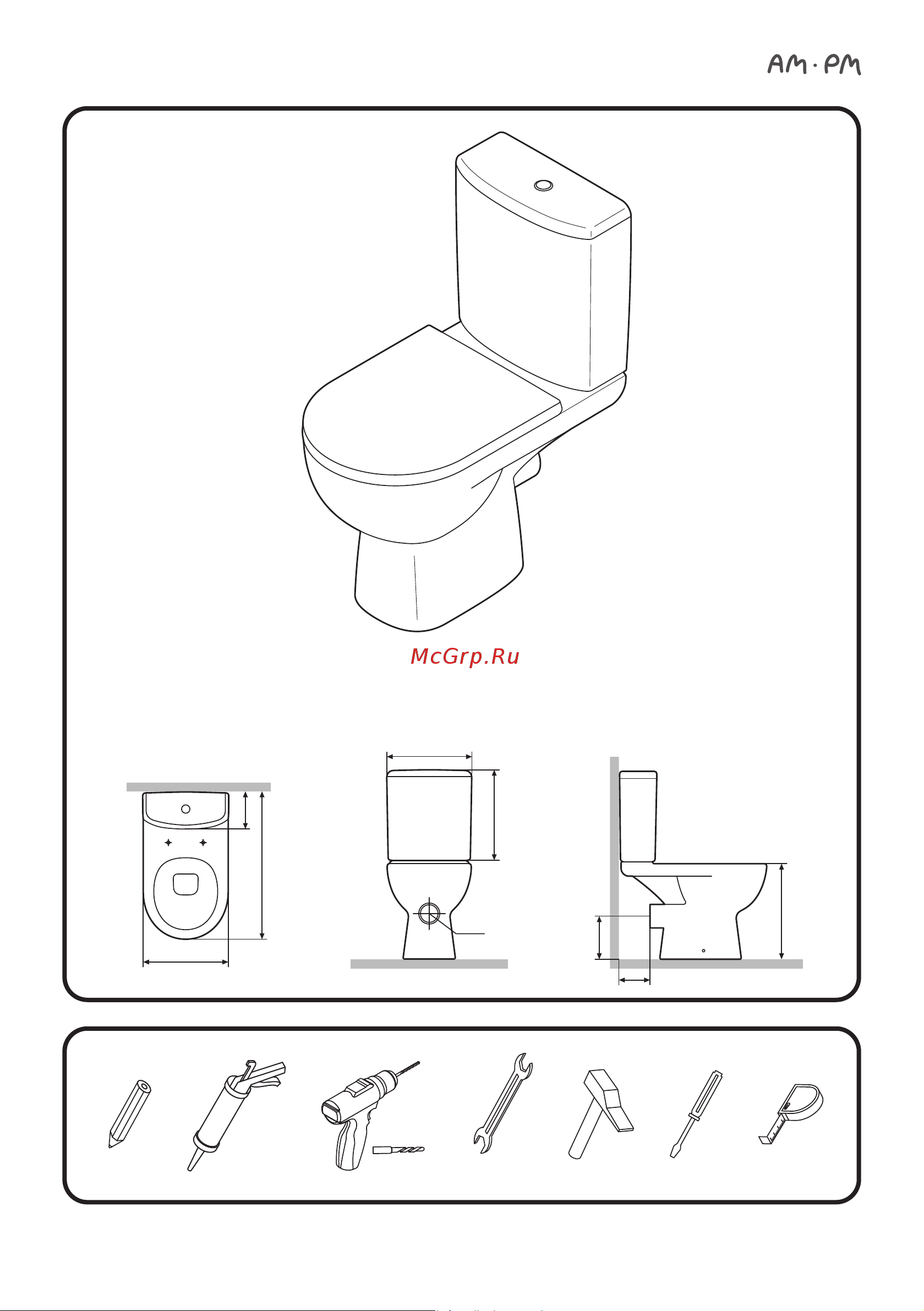 AM.PM Gem FlashClean C901700SC Инструкция онлайн [11/20] 832901