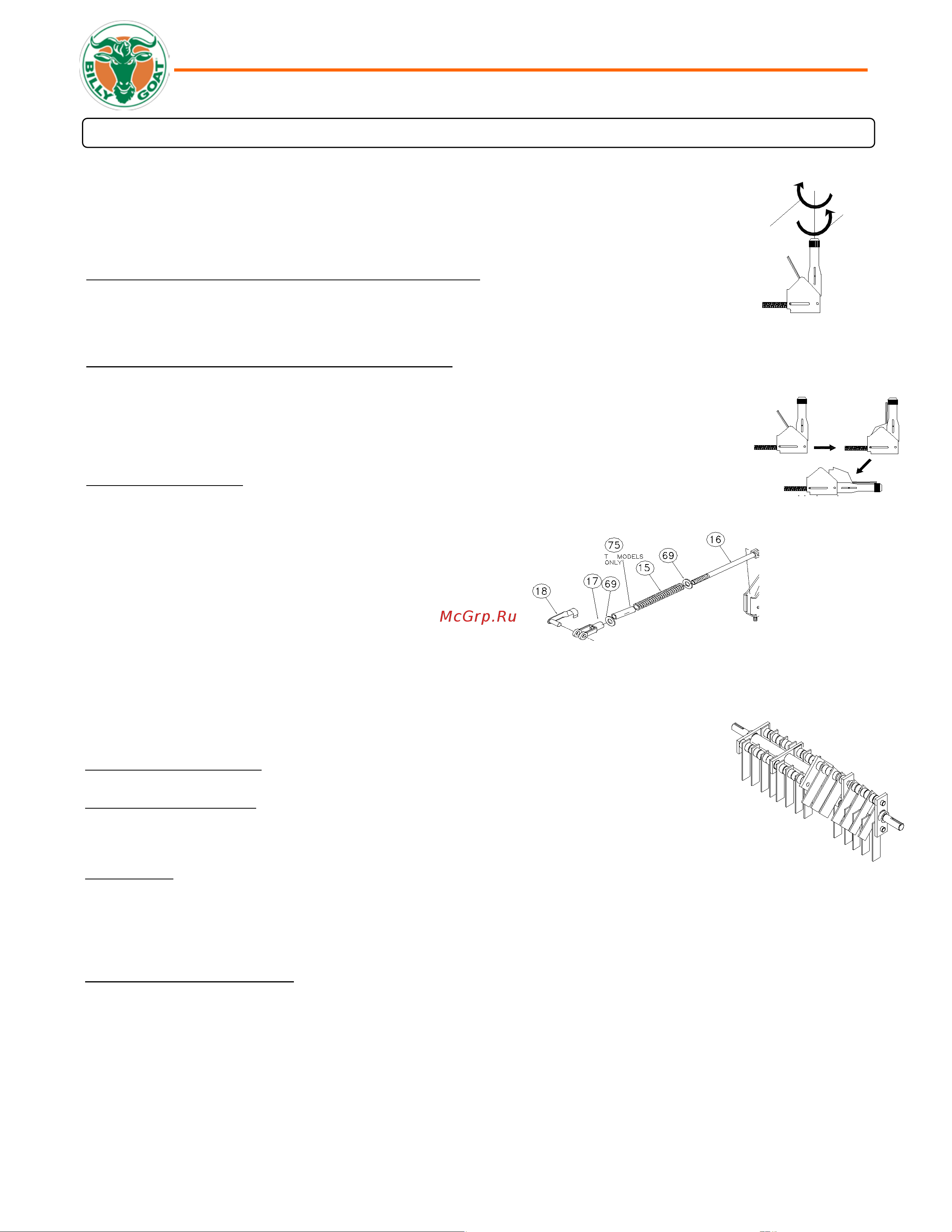 Billy goat PR 550 2000059001735 Инструкция к BILLY GOAT PR 550 2000059001735 онлайн [6/19] 832917