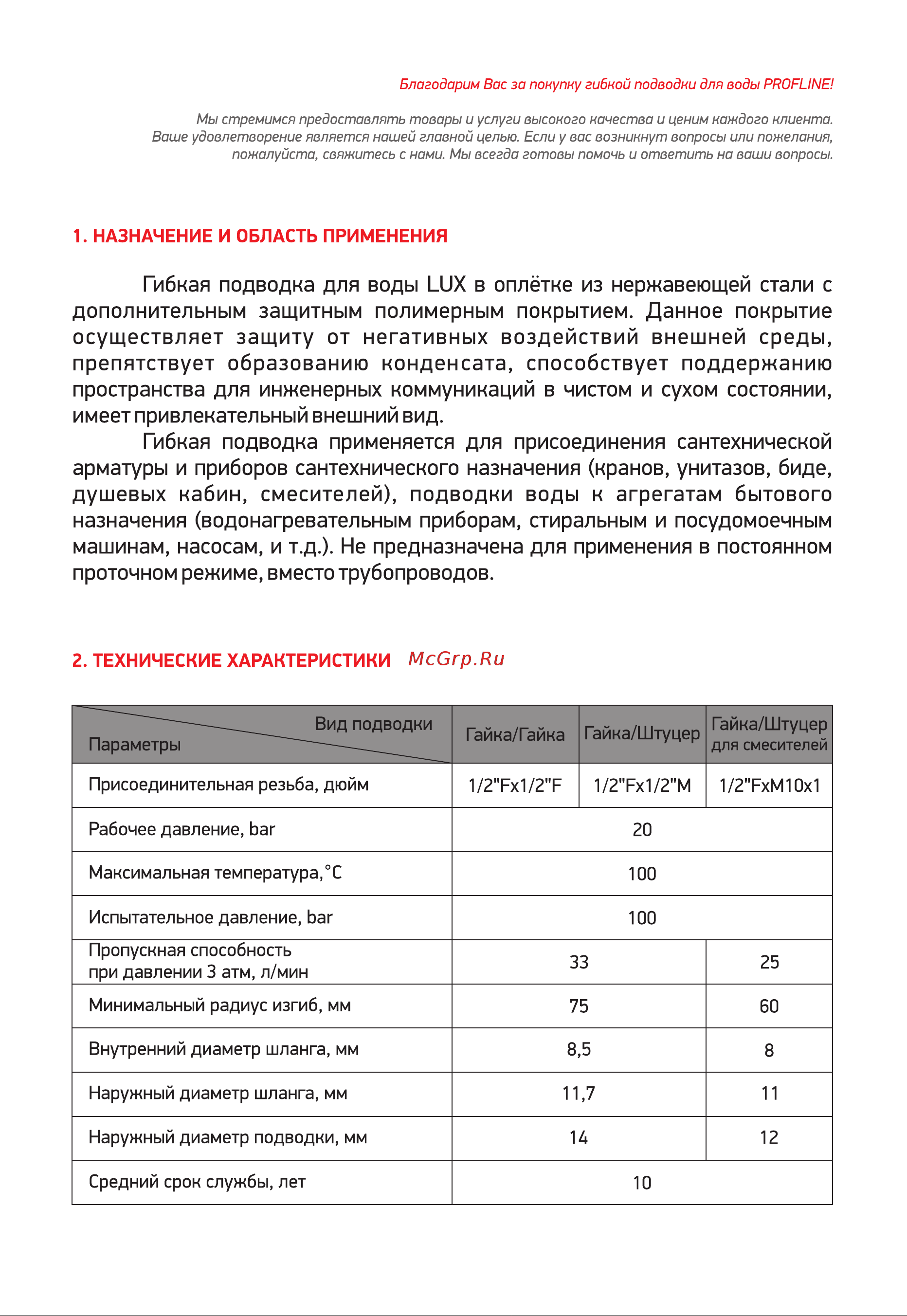 PROFLINE LUXE 60 см, нержавеющая сталь с полимерным покрытием, пара (2 штуки) УТ-00021975 паспорт онлайн [2/6] 832944