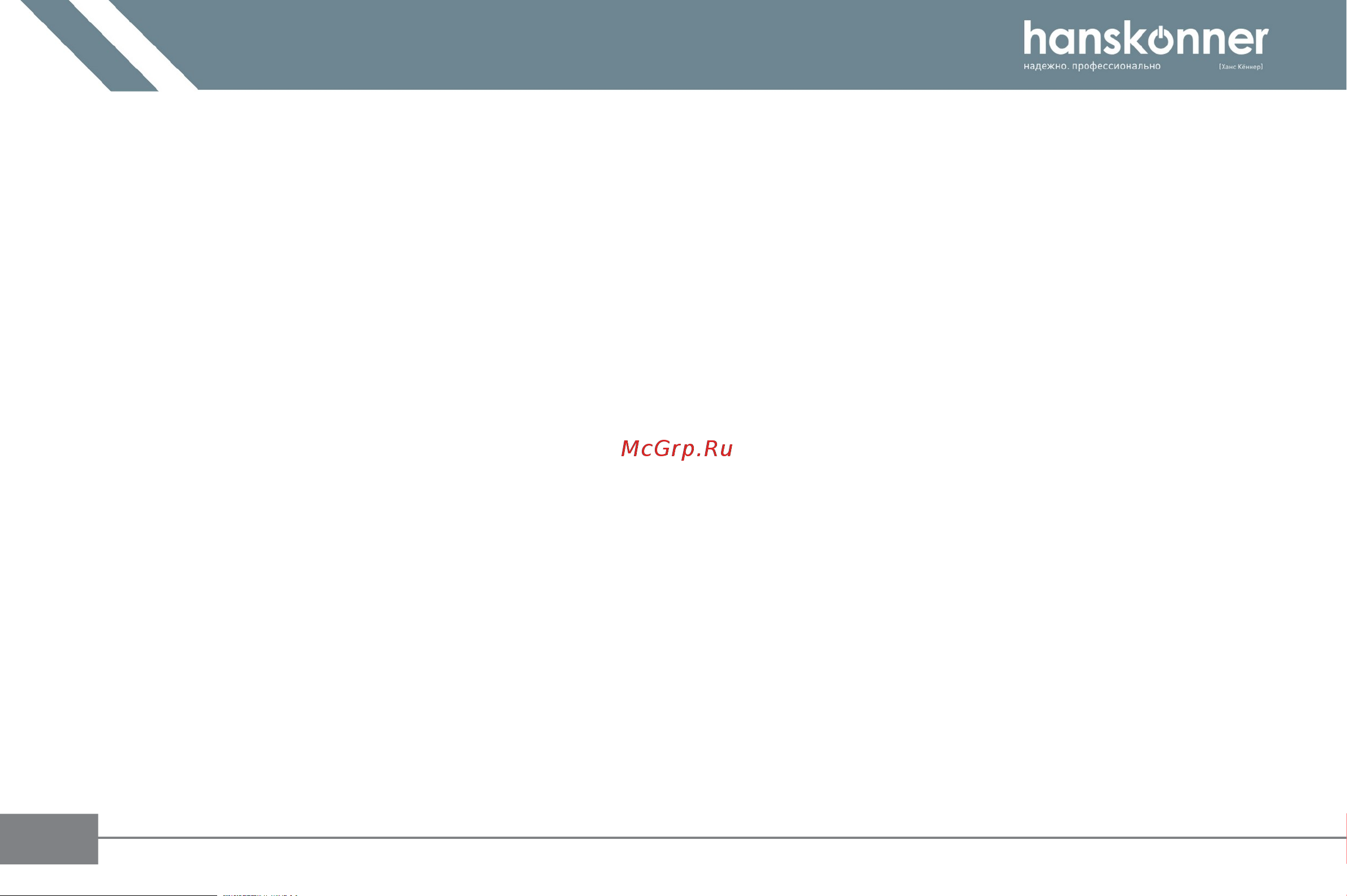 Hanskonner HAG918CP Инструкция к товару онлайн [8/33] 833342