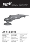 Milwaukee AP 14-2 200 E 4933432800 Инструкция к товару
