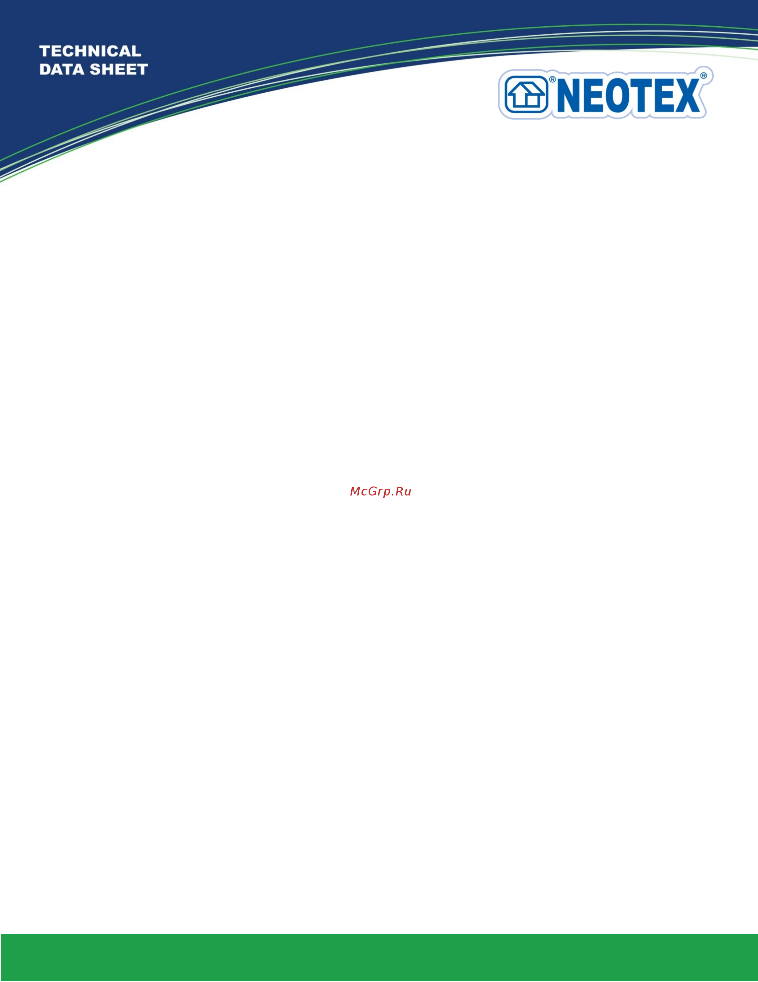 NEOTEX NEOPROOF PU W-40 4кг (белая) Ral 9003 12530700 Информация по применению, описание товара онлайн [5/7] 833424