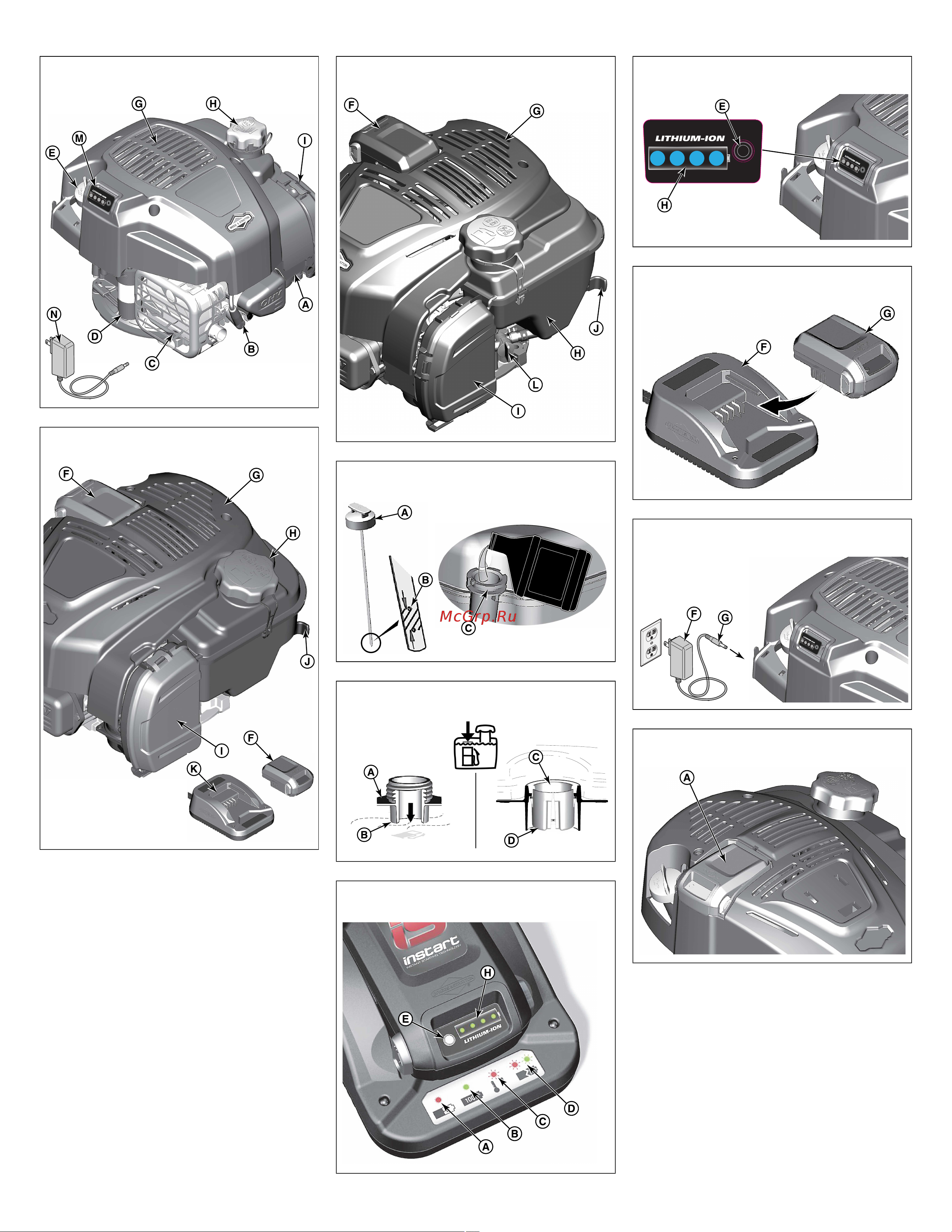 Stiga Twinclip 50 SVEQ B 294513528/ST2 Инструкция к двигателю онлайн [2/250] 833560