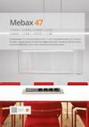 Mebax 47 1 секции Серый металлик 191х93мм 2 USB, 00-00001163 Встраиваемые блоки розеток серии Mebax 47 — Листовка А4