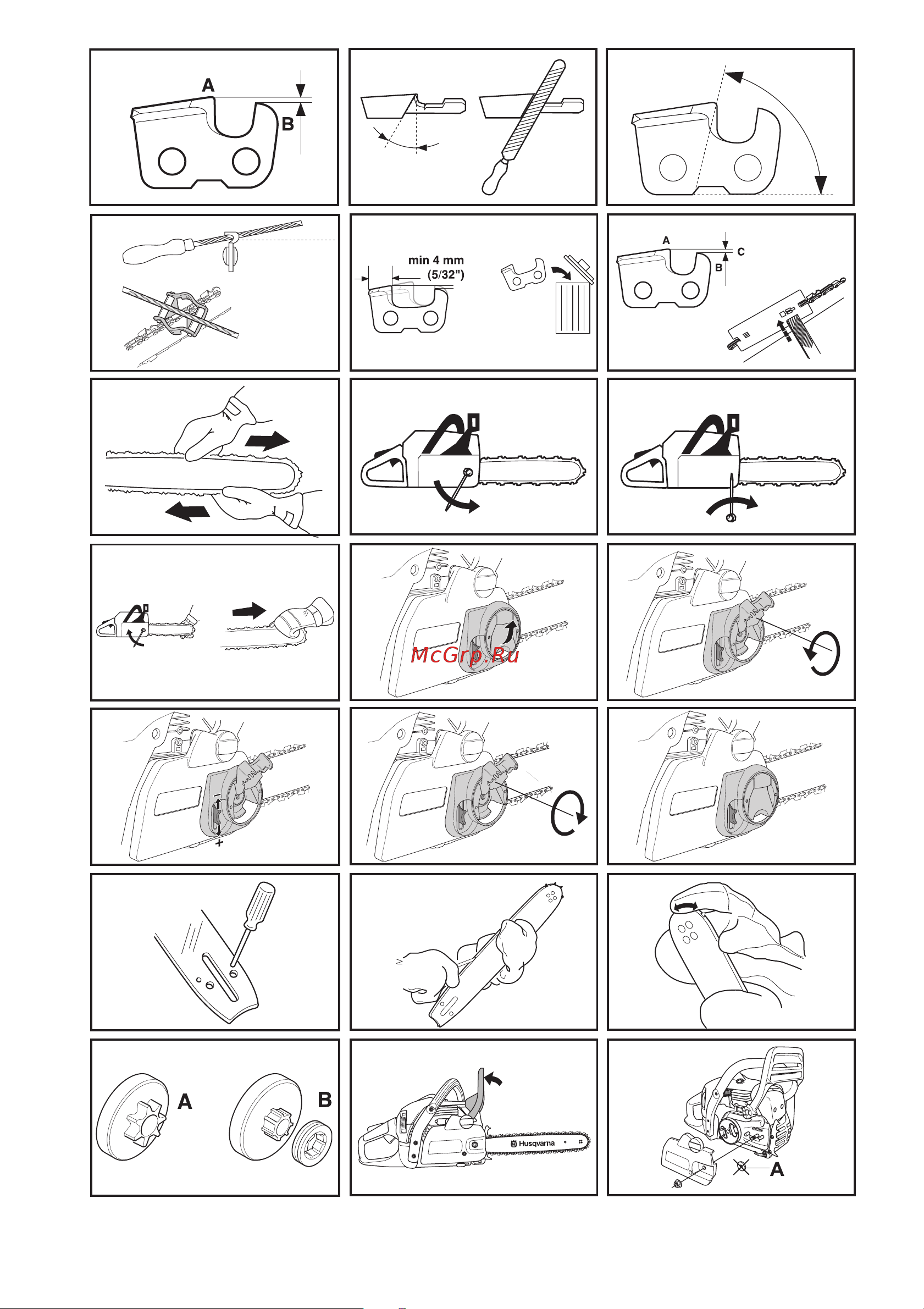 Husqvarna 450 E 9671569-35 Инструкция к Husqvarna 450E 9671569-35 онлайн [4/37] 833877