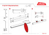 Athmer M-12 FS silver, silicone L=930 мм, серебристый 82535 Инструкция по установке