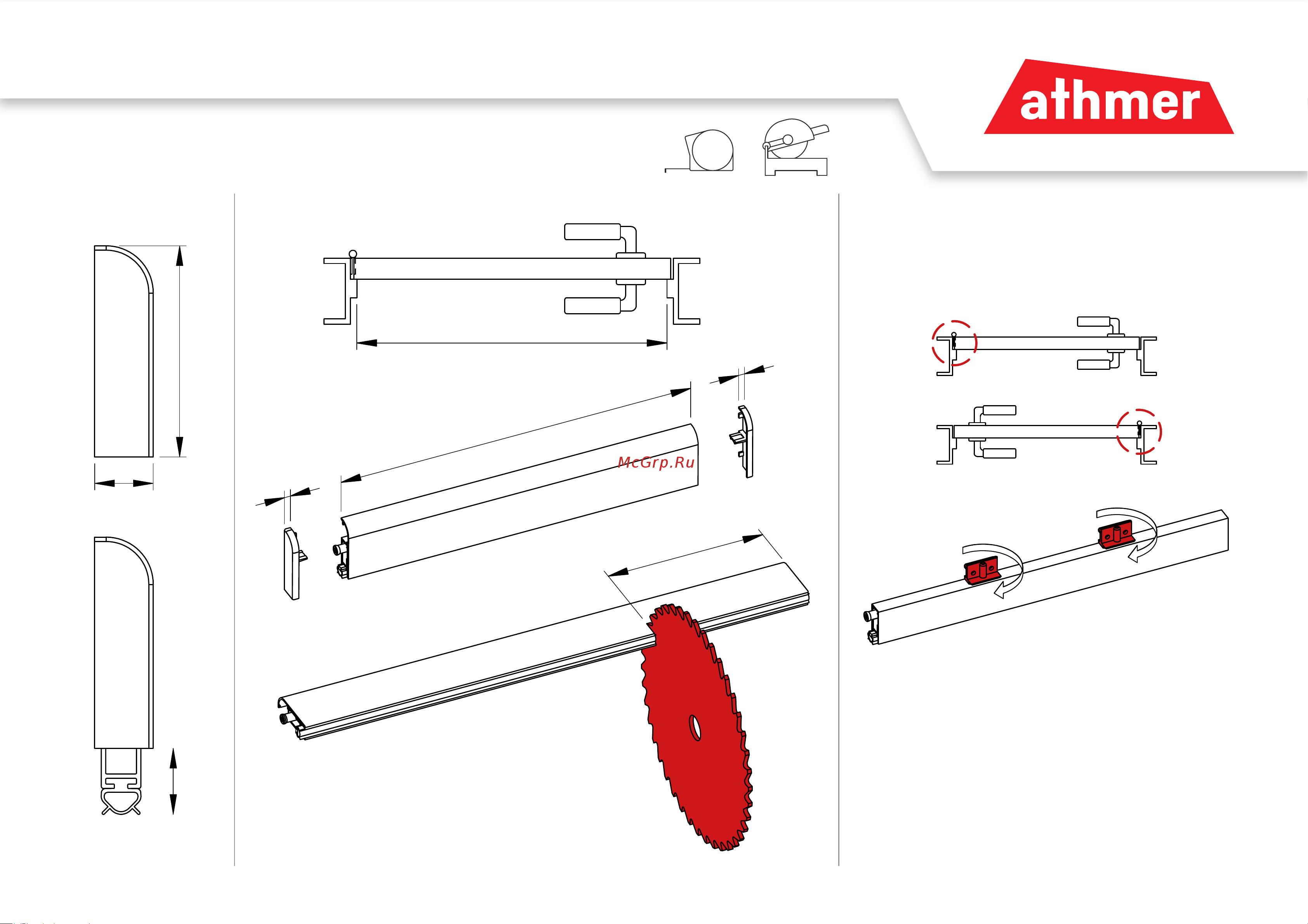 Athmer M-12 FS silver, silicone L=930 мм, серебристый 82535 Инструкция по установке онлайн