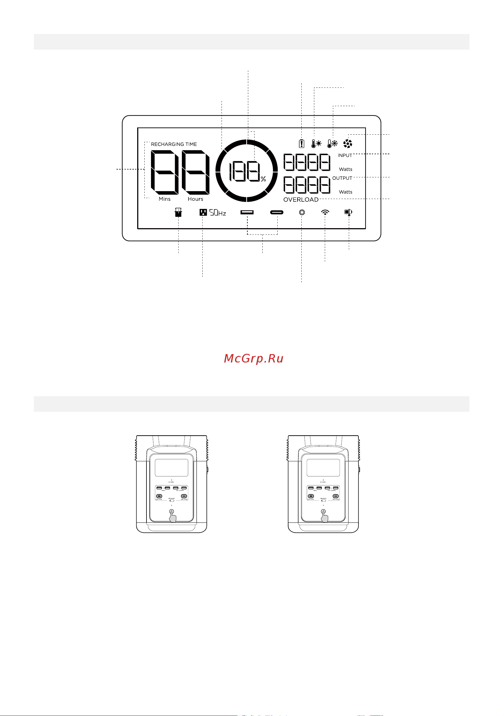 Ecoflow DELTA 2 4897082669296 Инструкция по эксплуатации EcoFlow DELTA 2 онлайн [11/18] 834146
