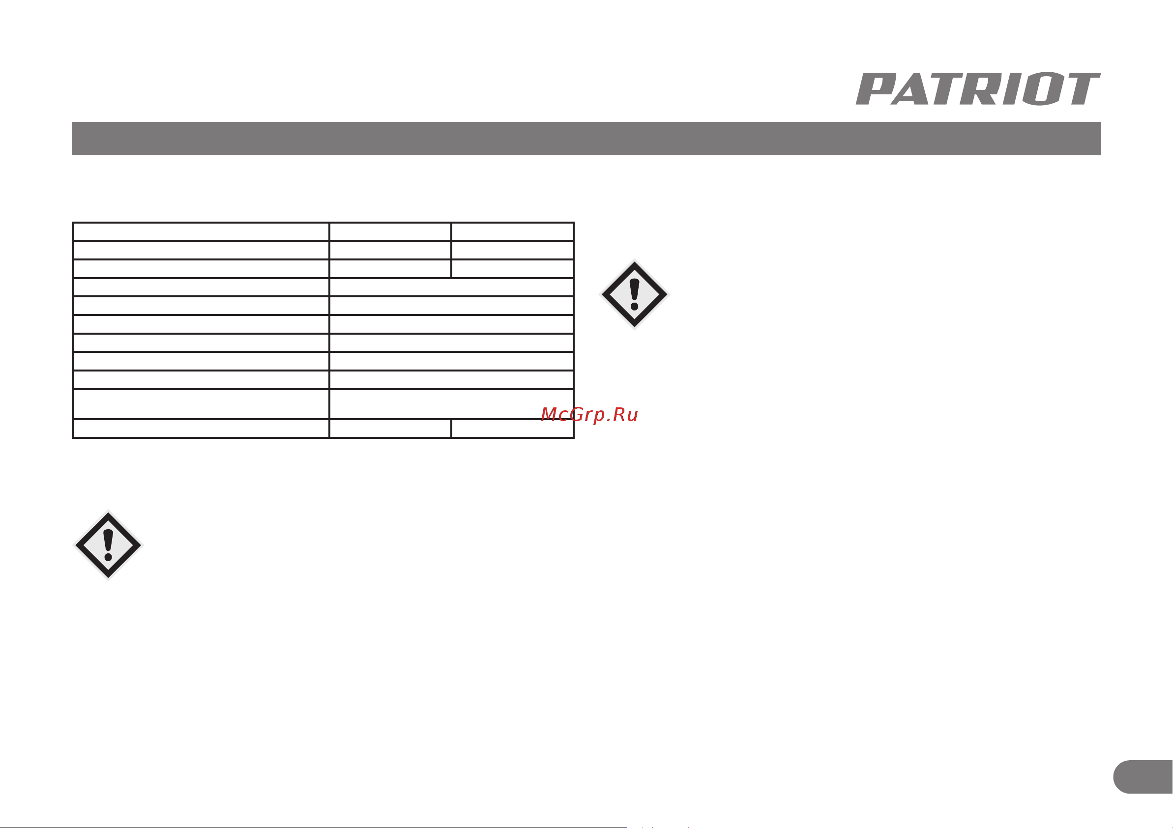 Patriot DSG 735 595102220 Инструкция онлайн [4/29] 834381
