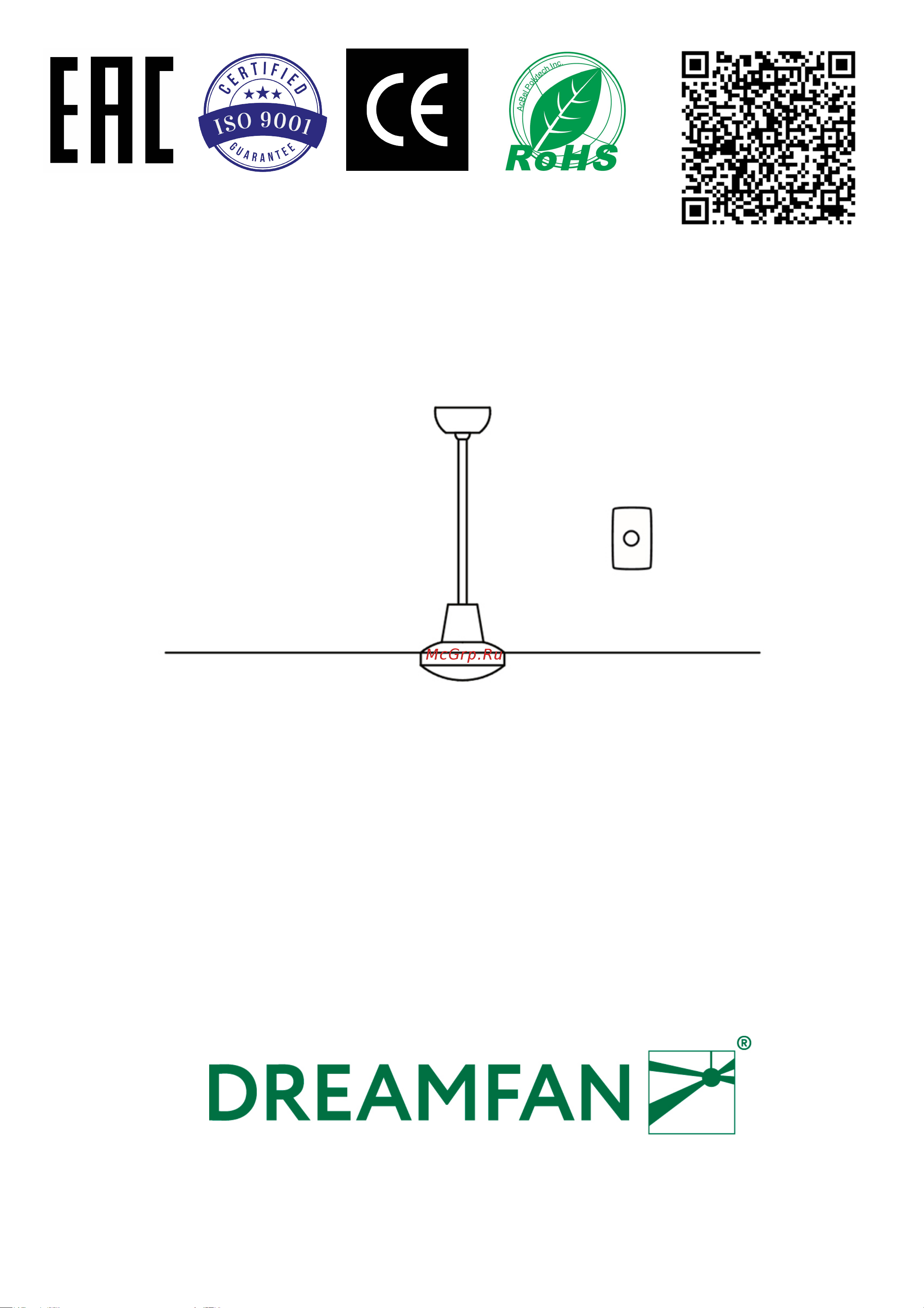 Dreamfan Simple 142 50142DFN Паспорт и руководство по монтажу и эксплуатации Simple 142 онлайн