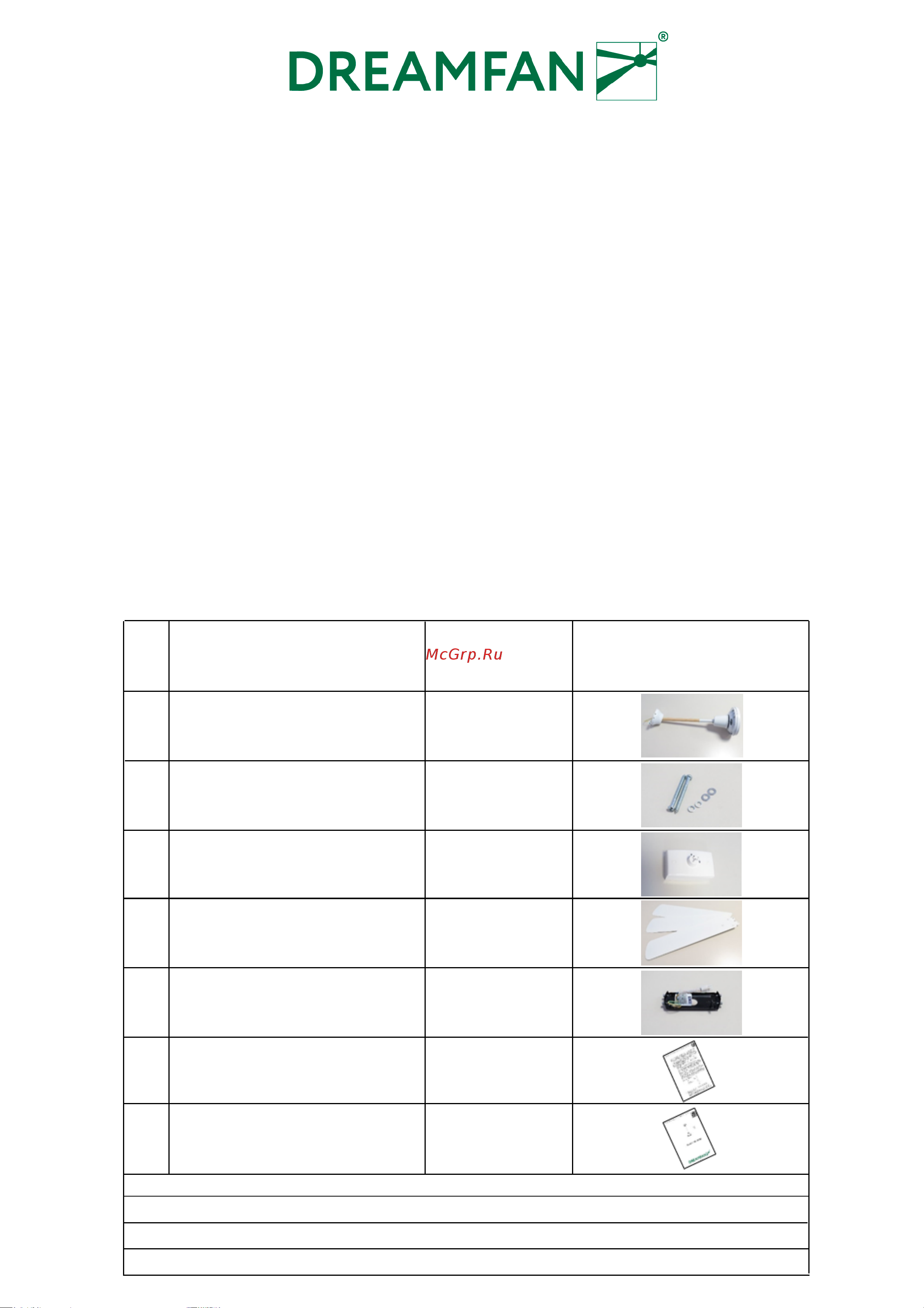 Dreamfan Simple 142 50142DFN Паспорт и руководство по монтажу и эксплуатации Simple 142 онлайн [2/8] 834395