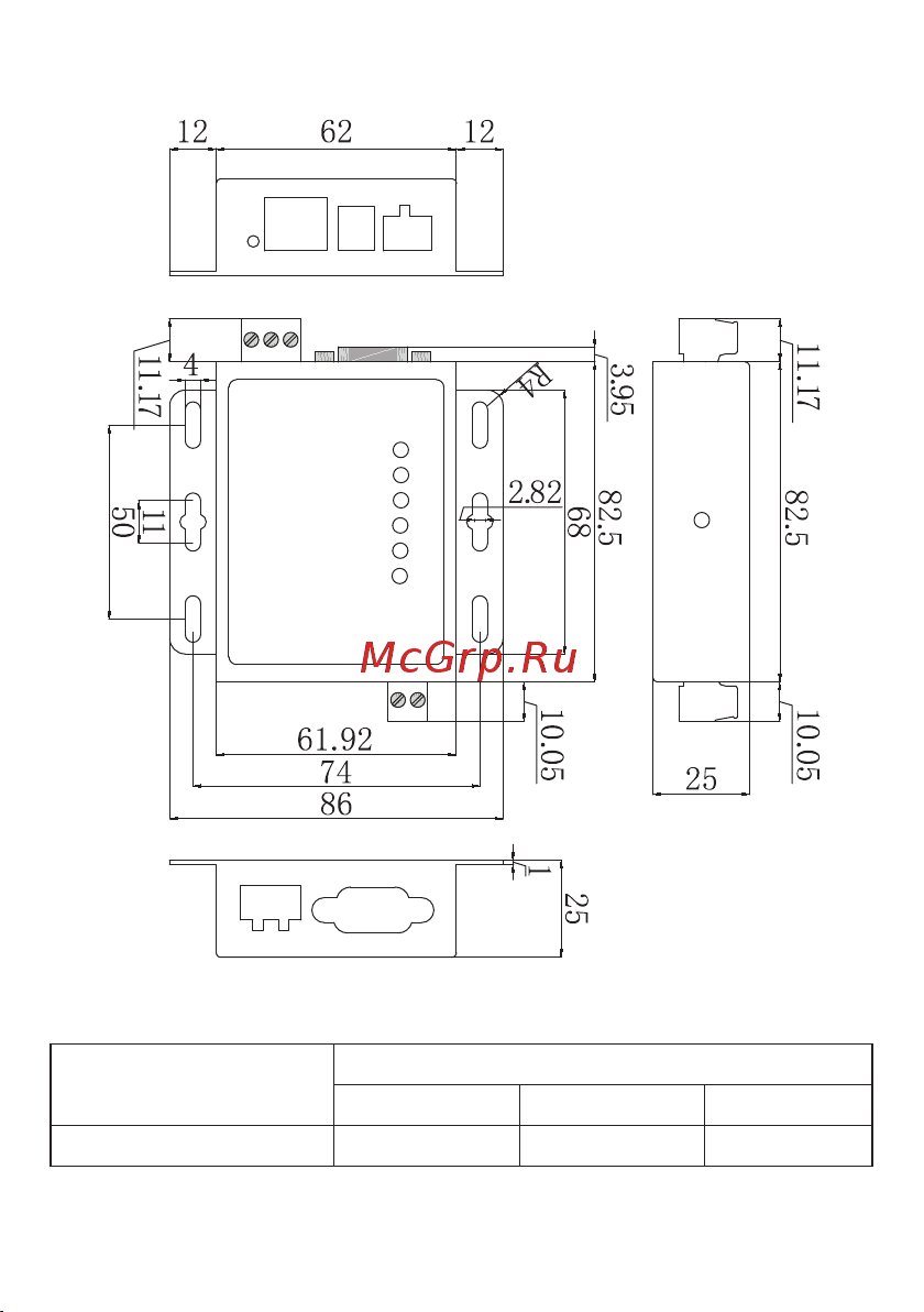 EKF RS-232/485 в Ethernet, Modbus TCP/RTU/ASCII TSX TSX-MC-232/485-TCP-MB Инструкция к товару онлайн [4/8] 834673