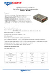 INNOCONT -10 +50С, IP20, вход: 220VAC, 0.52А, выход: 50W, 24VDC, 2.1A, типы защиты: КЗ, перегрузка, перенапряжение SB-P-50-24 Инструкция по эксплуатации