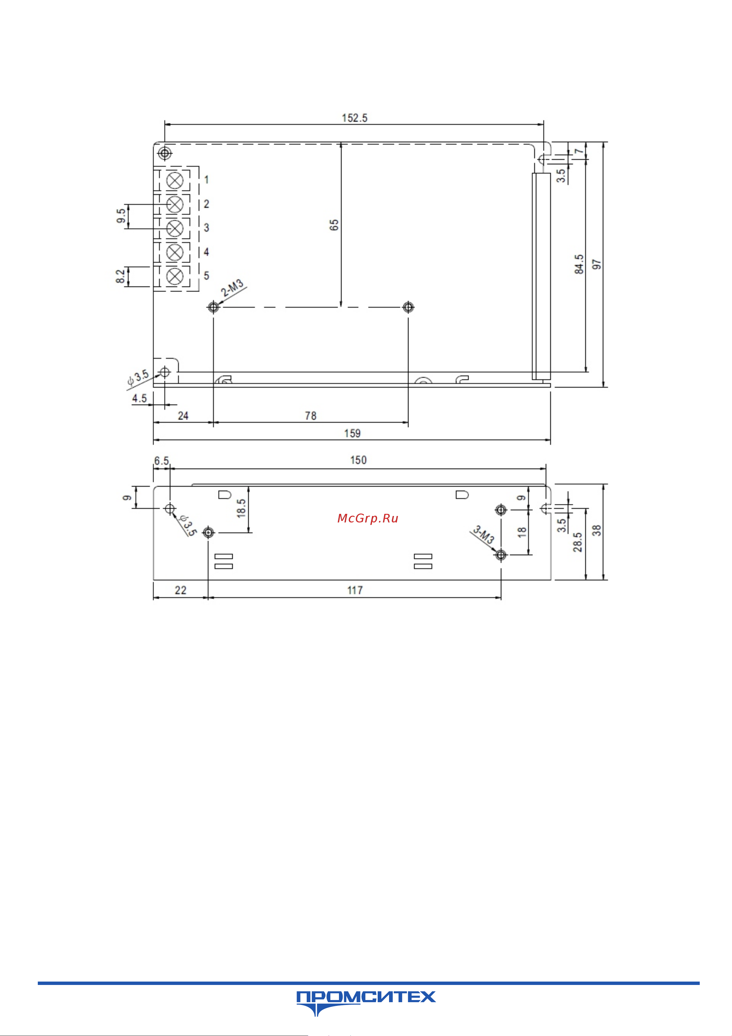 INNOCONT -10 +50С, IP20, вход: 220VAC, 0.52А, выход: 50W, 24VDC, 2.1A, типы защиты: КЗ, перегрузка, перенапряжение SB-P-50-24 Инструкция по эксплуатации онлайн [2/2] 834730