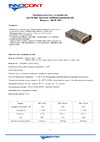 INNOCONT -10 +50С, IP20, вход: 220VAC, 1.2А, выход: 100W, 24VDC, 4.5A, типы защиты: КЗ, перегрузка, перенапряжение SB-P-100-24 Инструкция по эксплуатации