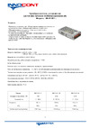 INNOCONT -10 +50С, IP20, вход: 220VAC, 2.5А, выход: 200W, 24VDC, 8.3A, типы защиты: КЗ, перегрузка, перенапряжение SB-P-201-24 Инструкция по эксплуатации