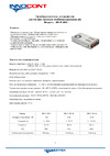 INNOCONT -10 +50С, IP20, вход: 220VAC, 4.5А, выход: 400W, 24VDC, 16.5A, типы защиты: КЗ, перегрузка, перенапряжение SB-P-400-24 Инструкция по эксплуатации