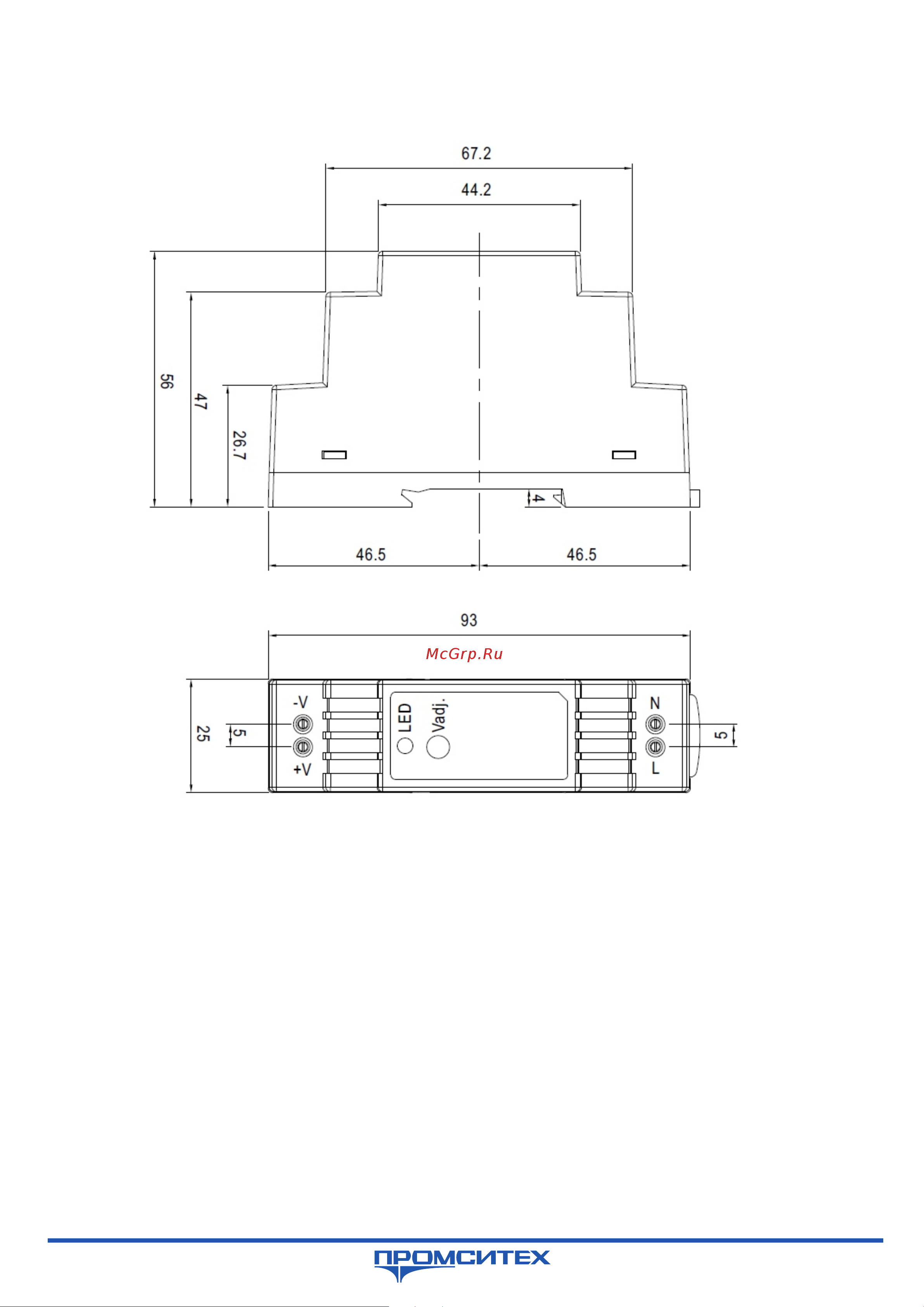 INNOCONT -10 +50С, IP20, вход: 220VAC, 0.48А, выход: 15W, 24VDC, 0.63A, типы защиты: КЗ, перегрузка, перенапряжение SB-D-15-24 Инструкция по эксплуатации онлайн [2/2] 834738