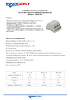 INNOCONT -10 +50С, IP20, вход: 220VAC, 0.48А, выход: 30W, 24VDC, 1.5A, типы защиты: КЗ, перегрузка, перенапряжение SB-D-30-24 Инструкция по эксплуатации