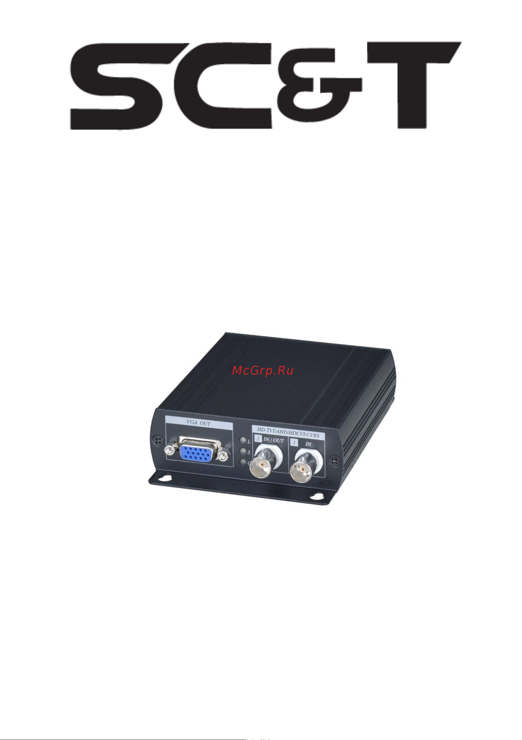 SC&T AD001HD4 sct1110 Паспорт онлайн