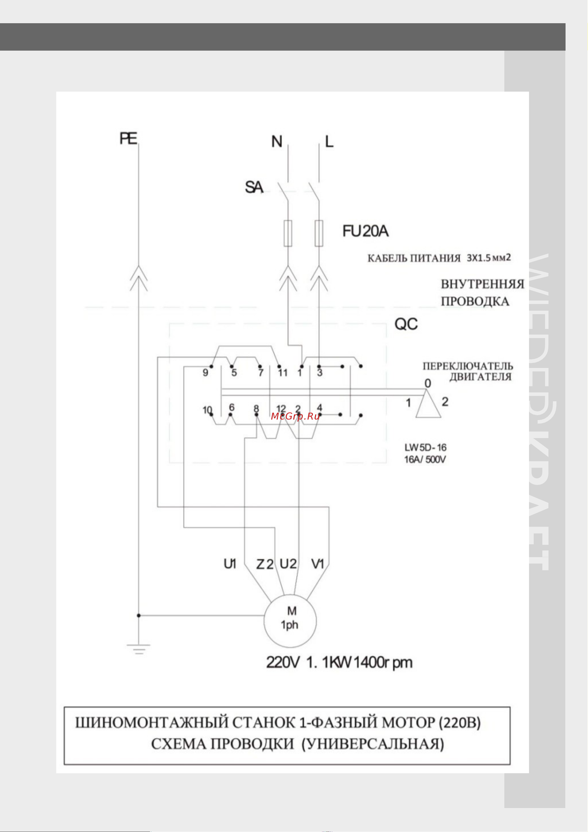 Wiederkraft WDK-524А Инструкция к WIEDERKRAFT WDK-524А онлайн [17/26] 834911