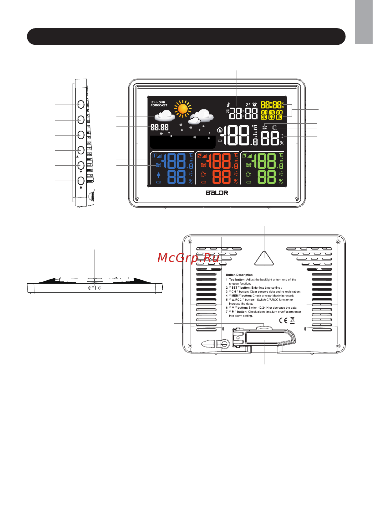 BALDR B0359WST4H4PR-BLACK Инструкция к товару онлайн [3/21] 834935