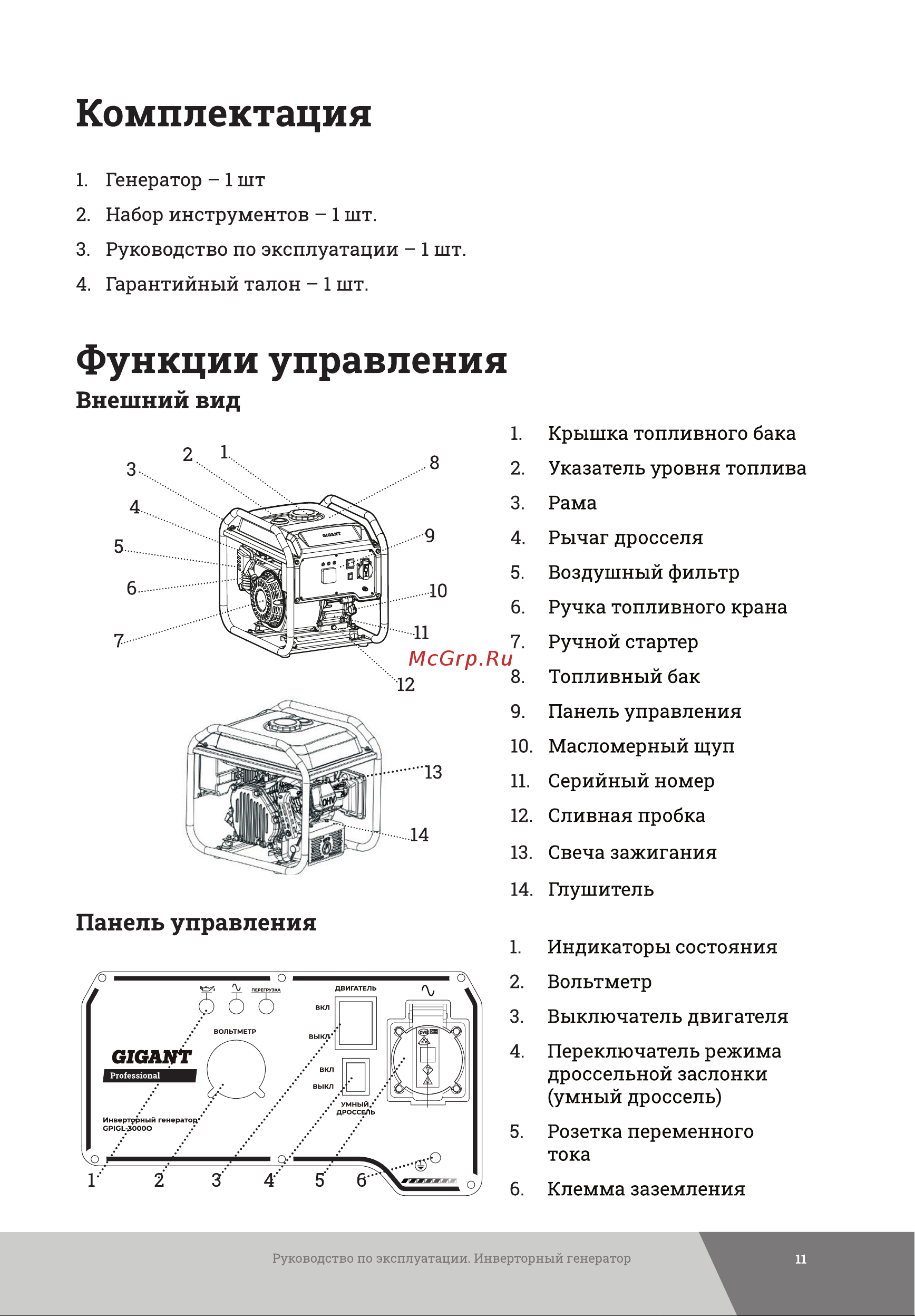 Gigant Professional GPIGL-3000O Инструкция к товару онлайн [11/34] 835111