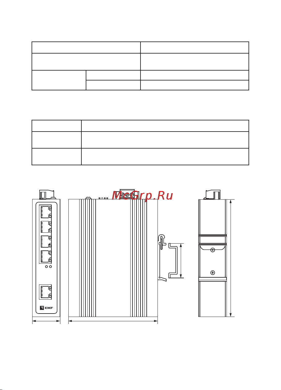 EKF TSX-100 8 портов 10/100 Мбит/с TSX-100-UN-8 Инструкция к товару онлайн [3/8] 835478