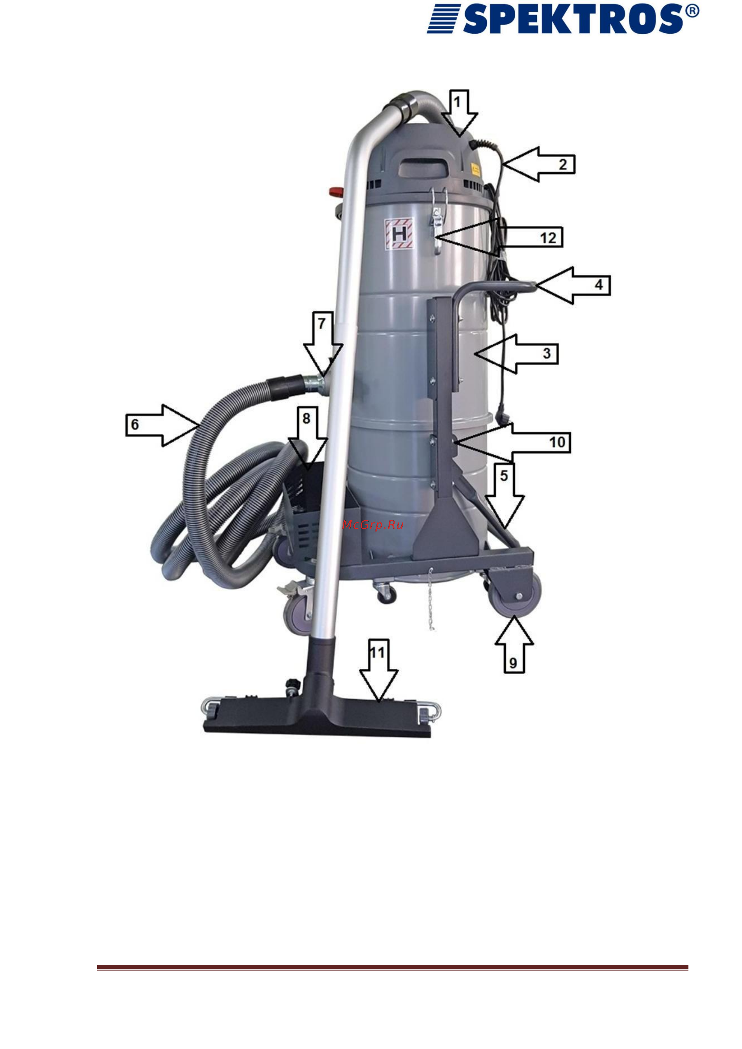 SPEKTROS SVC-302 Турбина Ametec 54865 Инструкция онлайн [8/29] 835515