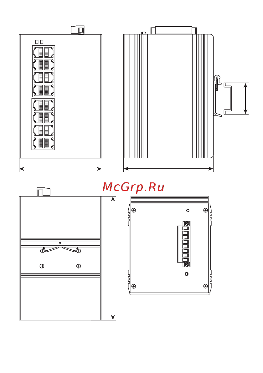 EKF уровня L2 ML2-16GT, 16 портов 10/100/1000Base-T(X) RJ45, монтаж на динрейку TSX TSX-ML2-16GT Инструкция к товару онлайн [4/12] 835552