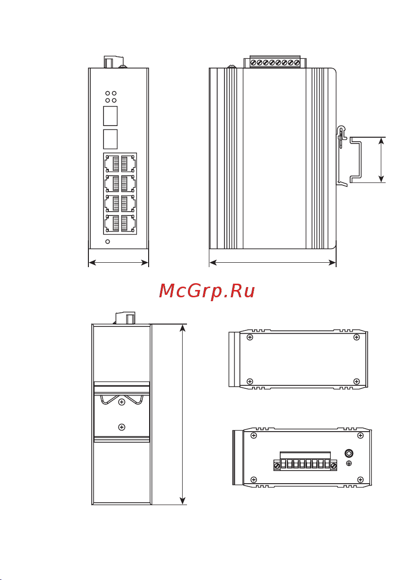 EKF уровня L2 ML2-8GT, 8 портов 10/100/1000Base-T(X) RJ45, монтаж на динрейку TSX TSX-ML2-8GT Инструкция к товару онлайн [4/12] 835556