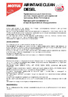 MOTUL Air Intake Clean Diesel EFS 0,3 л 110485 Инструкция к MOTUL 110485