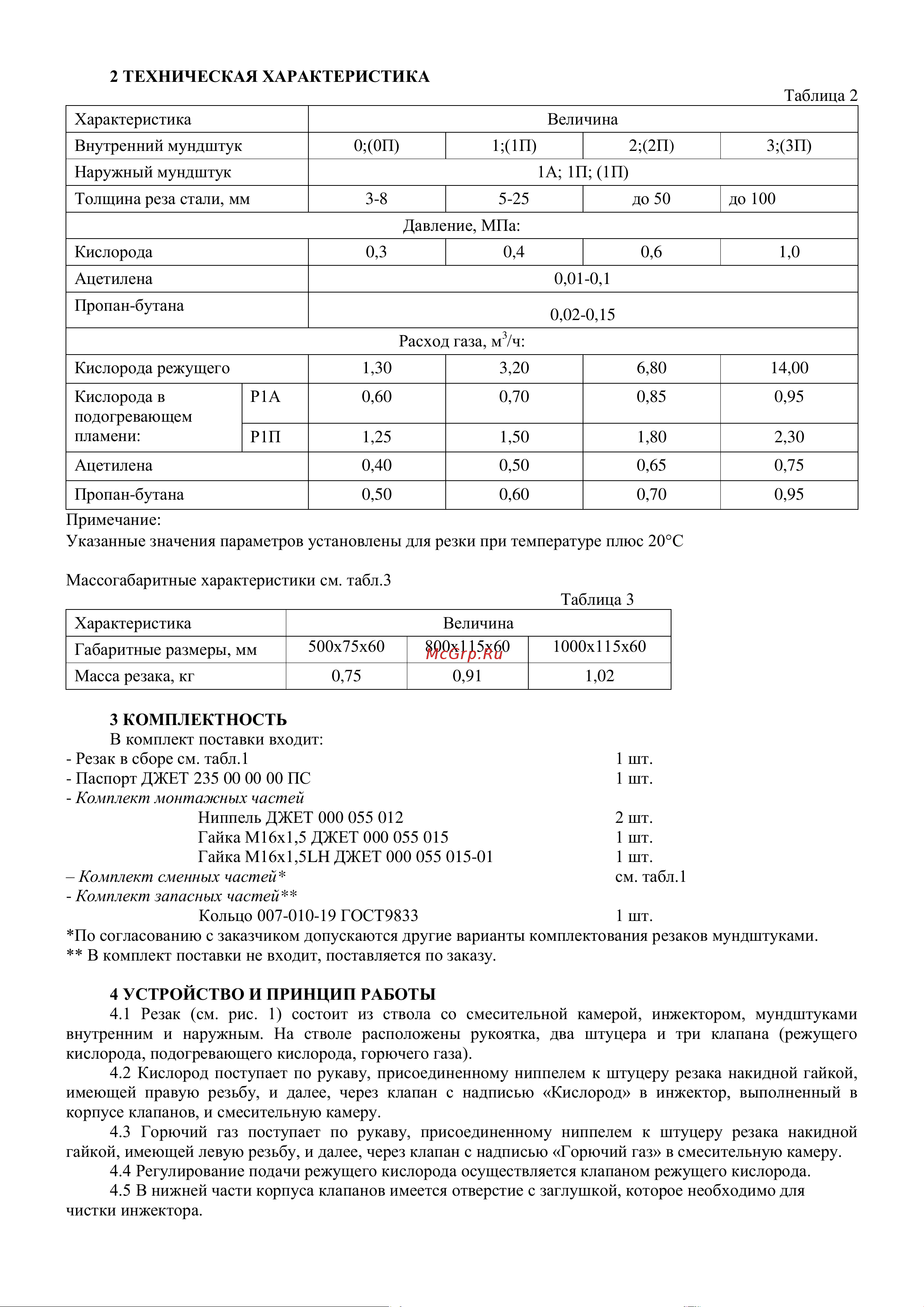 Профессионал Джет Р1П 10041 Инструкция к товару онлайн [2/4] 835630