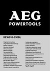 AEG BEWS18-230BL-0 4935459735 Инструкция к товару