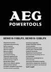 AEG BEWS18-125BL PX-602C 4935464422 Инструкция к товару