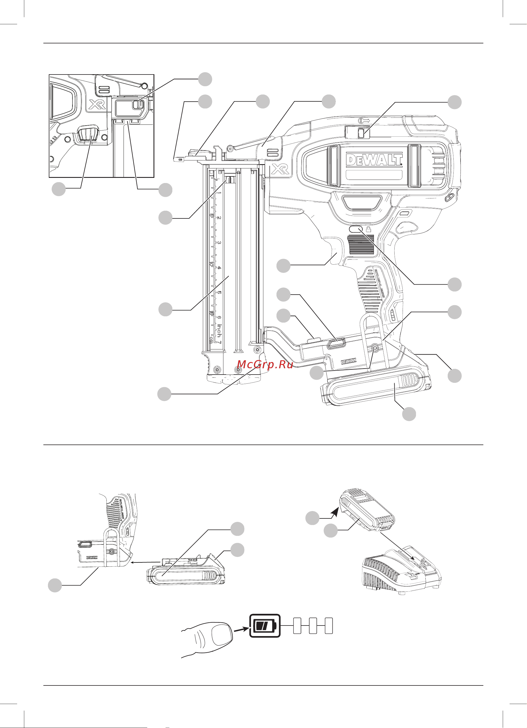 Dewalt 18 В XR DCN680N-XJ Инструкция к товару онлайн [2/24] 836013
