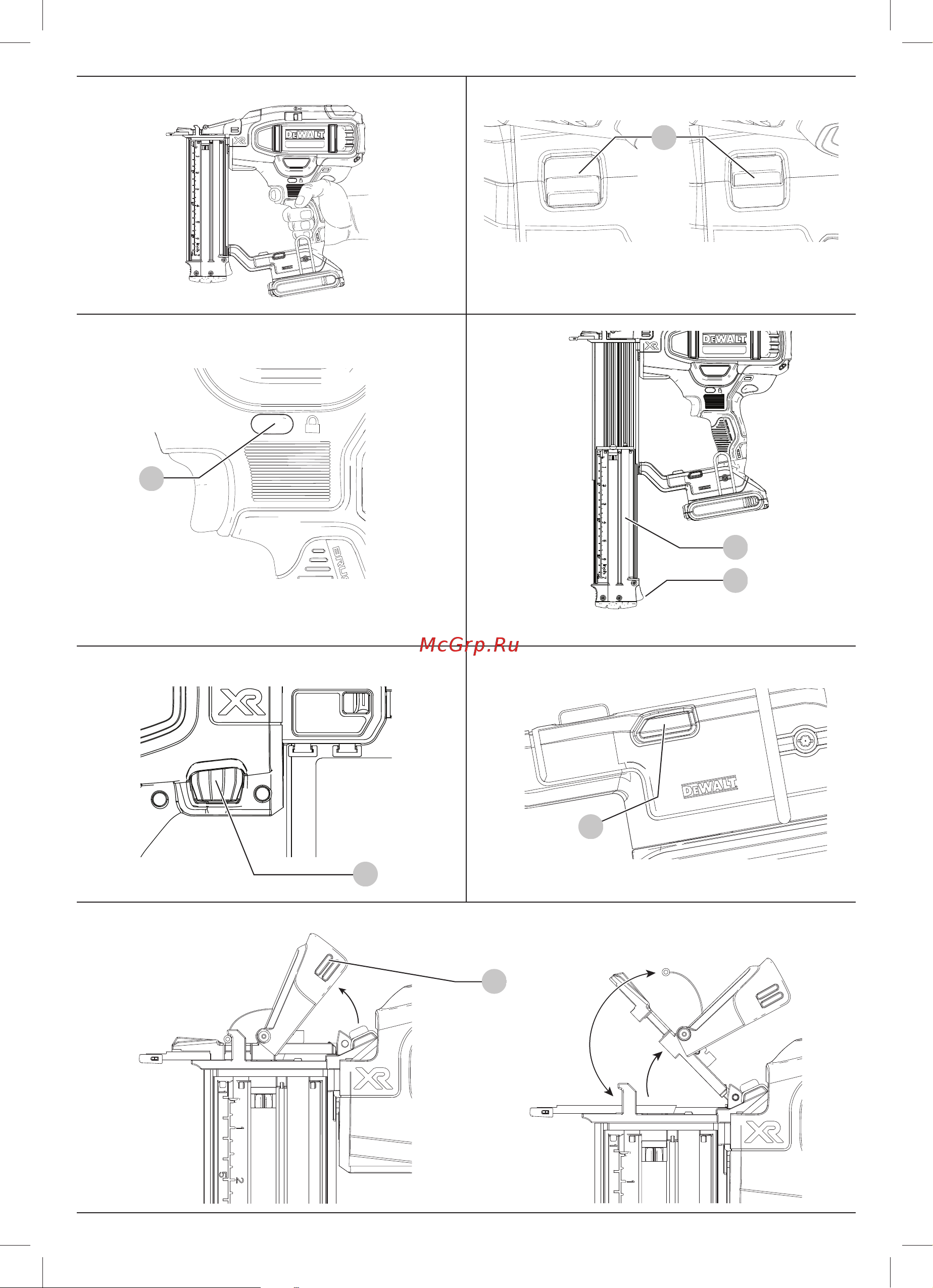 Dewalt 18 В XR DCN680N-XJ Инструкция к товару онлайн [3/24] 836013