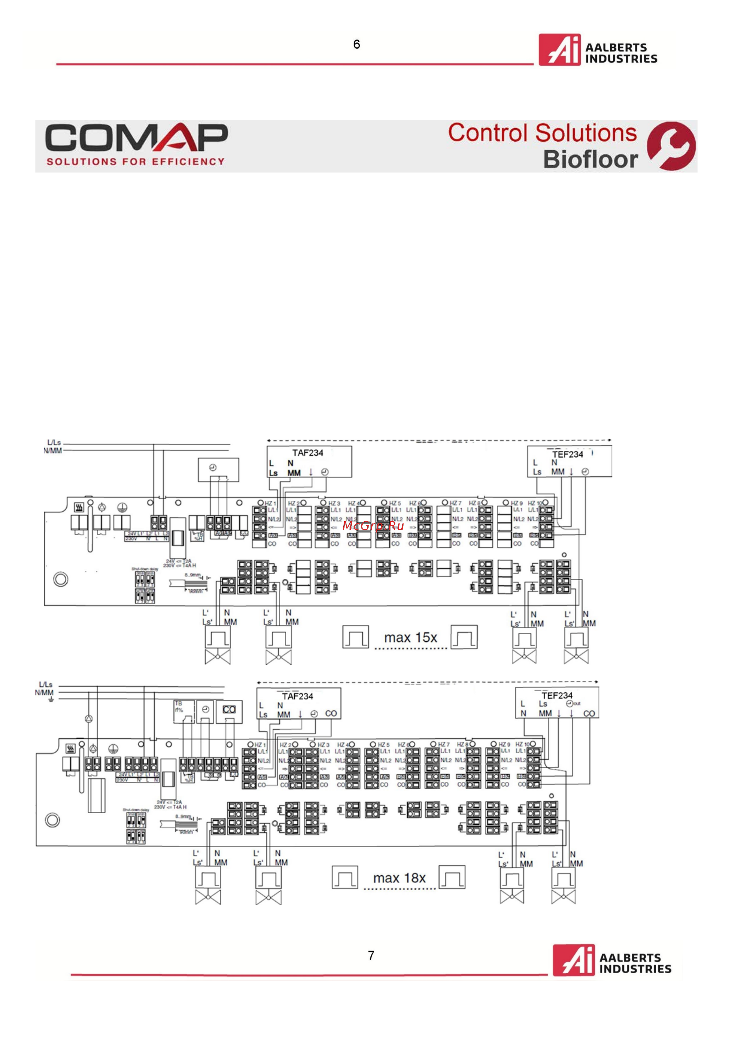 COMAP C412011001 Инструкция к COMAP MCF234 C412011001 онлайн [7/8] 836028