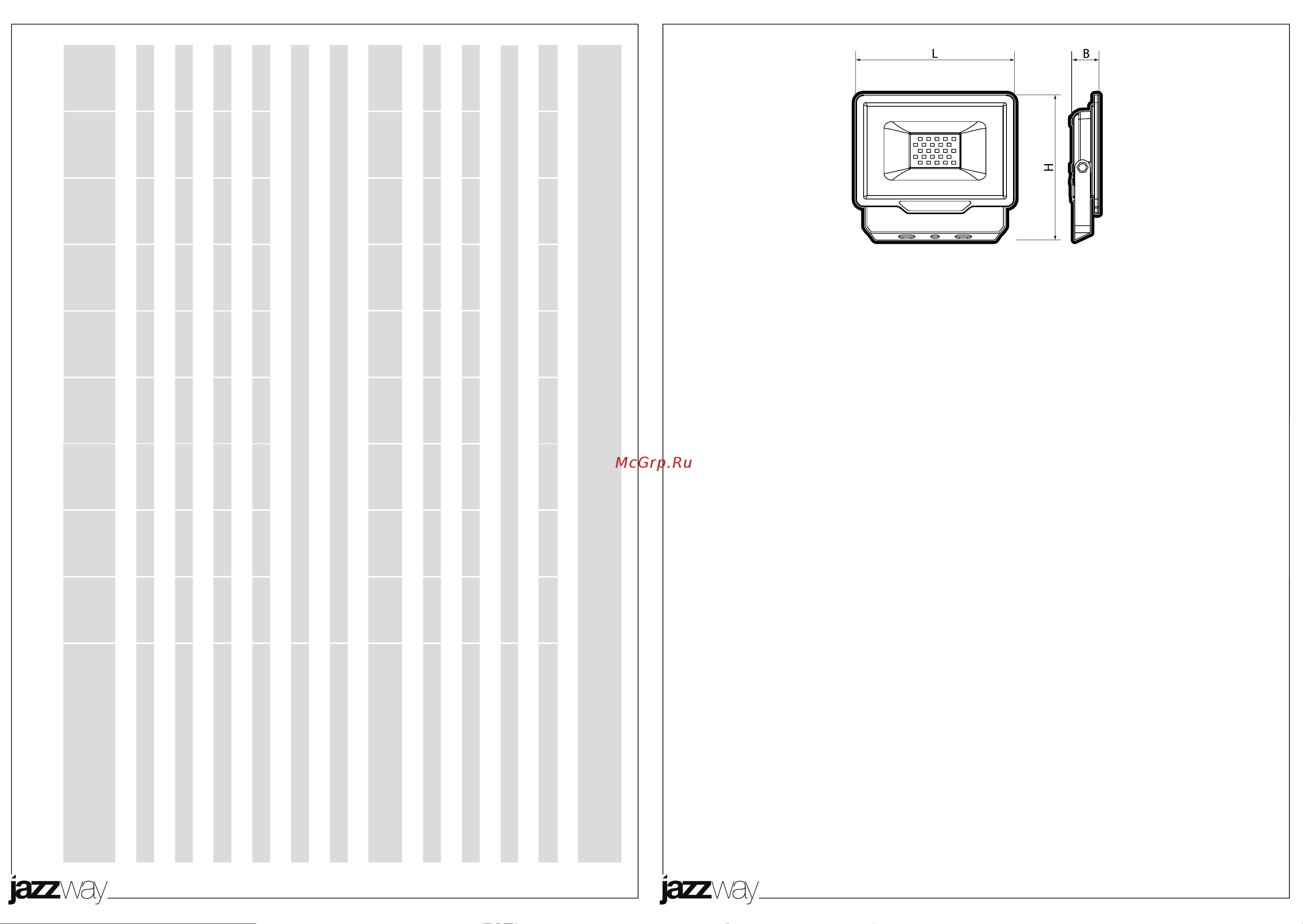 JazzWay PFL- C3 200Вт (compact) 6500K IP65 закален. прозр. стекло 5023666A Инструкция к товару онлайн [2/2] 836148
