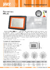 JazzWay PFL-S 400Вт 6500К IP65 60град. плоский корпус с клапаном с линзовым модулем закален. матов. стекло 5001893A Листовка