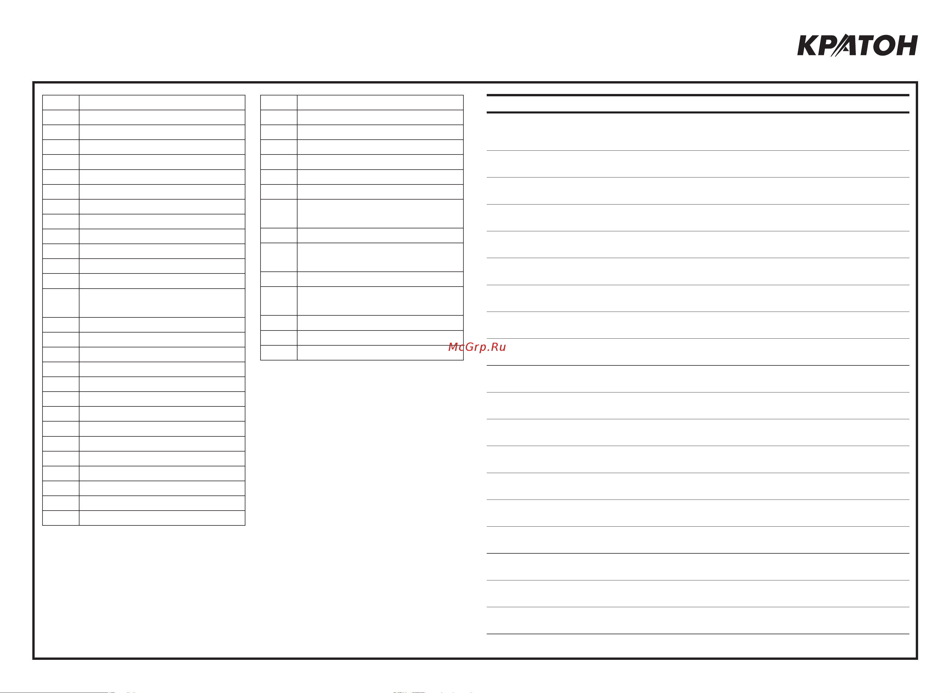 Кратон AC-450-100-OFS 3 01 01 054 Схема сборки Кратон Компрессор AC-450-100-OFS онлайн [2/2] 836231