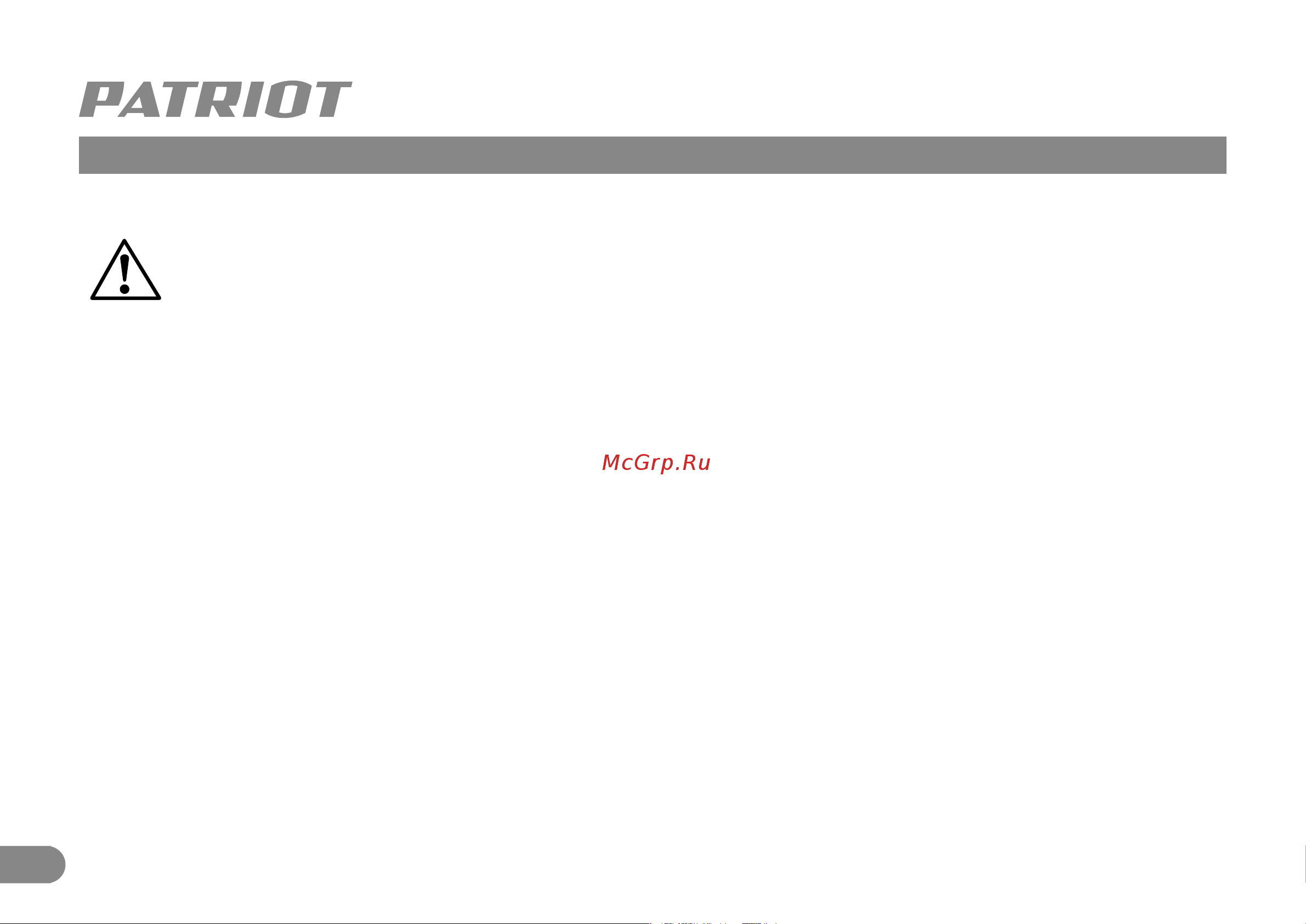 Patriot DG 600 110301600 Инструкция к товару онлайн [3/11] 836318